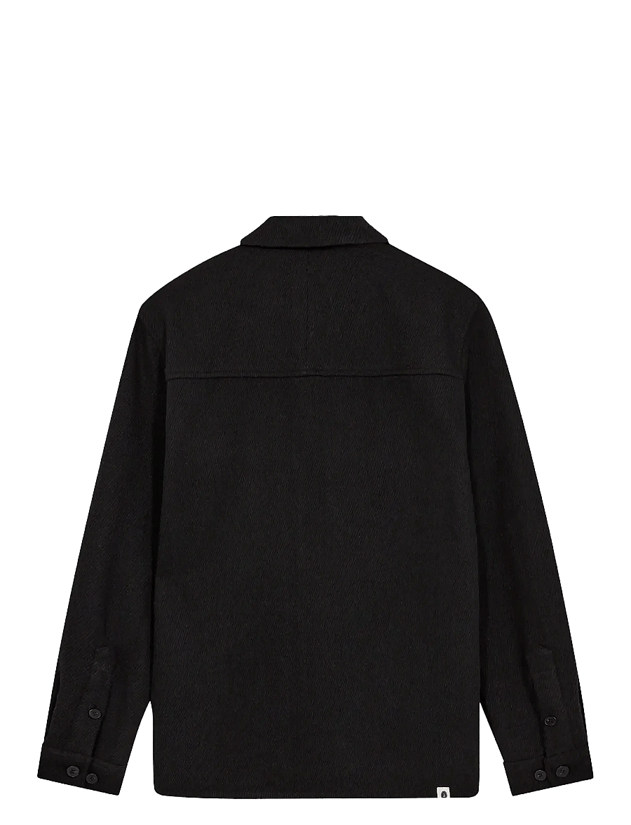 Anerkjendt - AKHANKY HEAVY TWILL OVERSHIRT - overshirts - caviar - 1