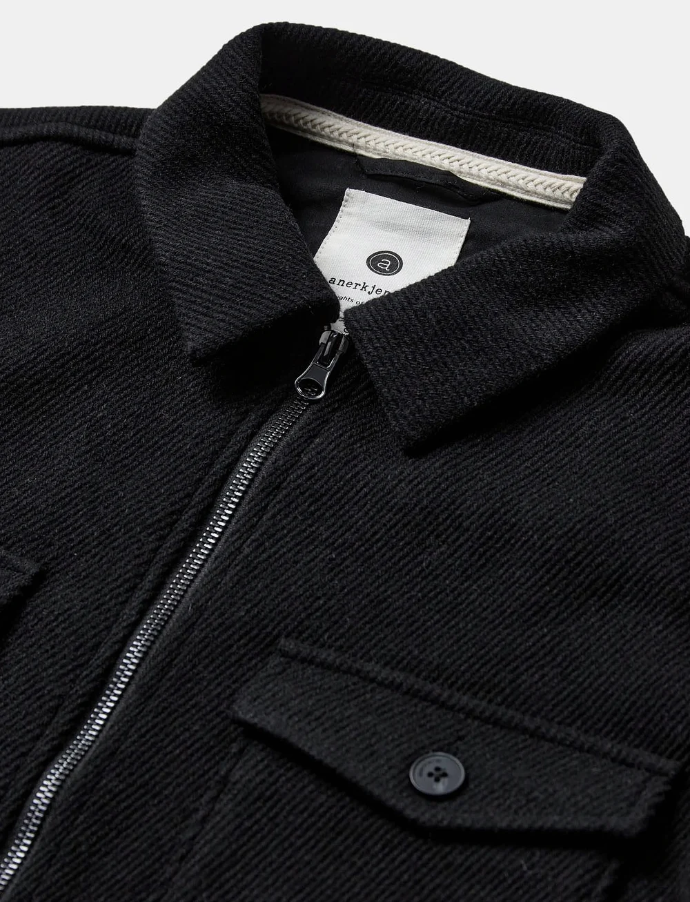 Anerkjendt - AKHANKY HEAVY TWILL OVERSHIRT - kollektionen - caviar - 2