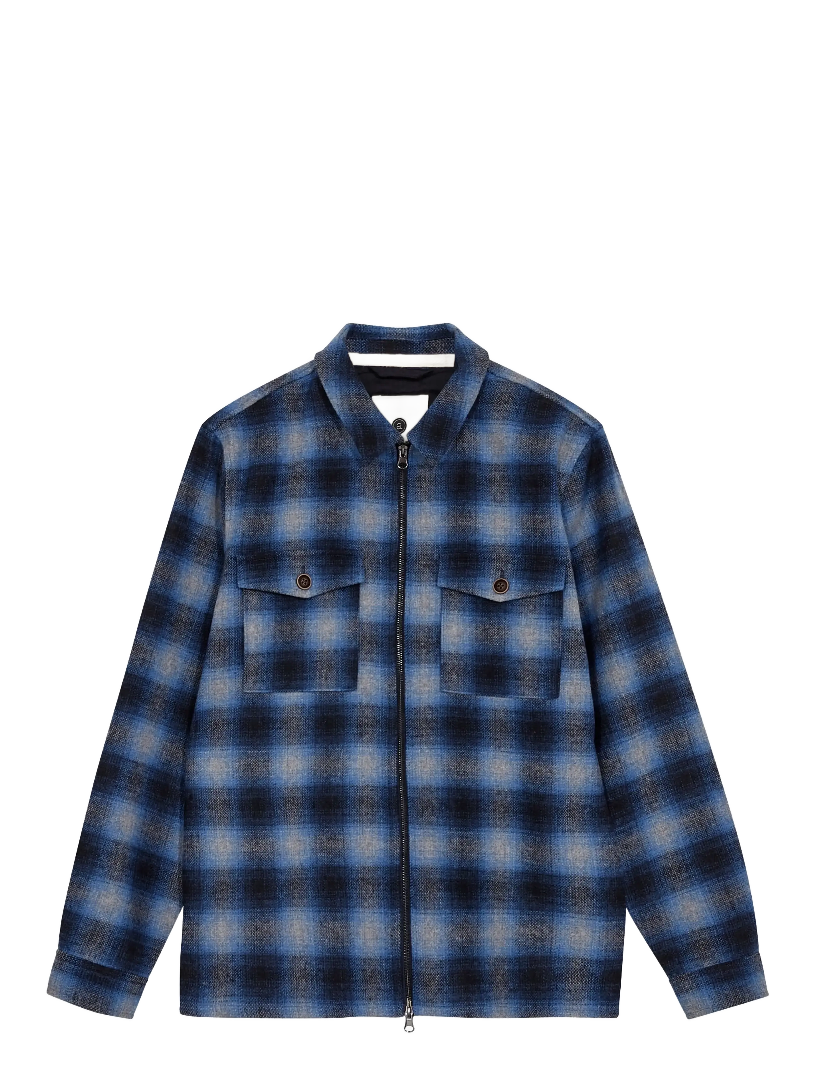 Anerkjendt AKHANKY WOOL OS - Overshirts - SKY CAPTAIN / multi