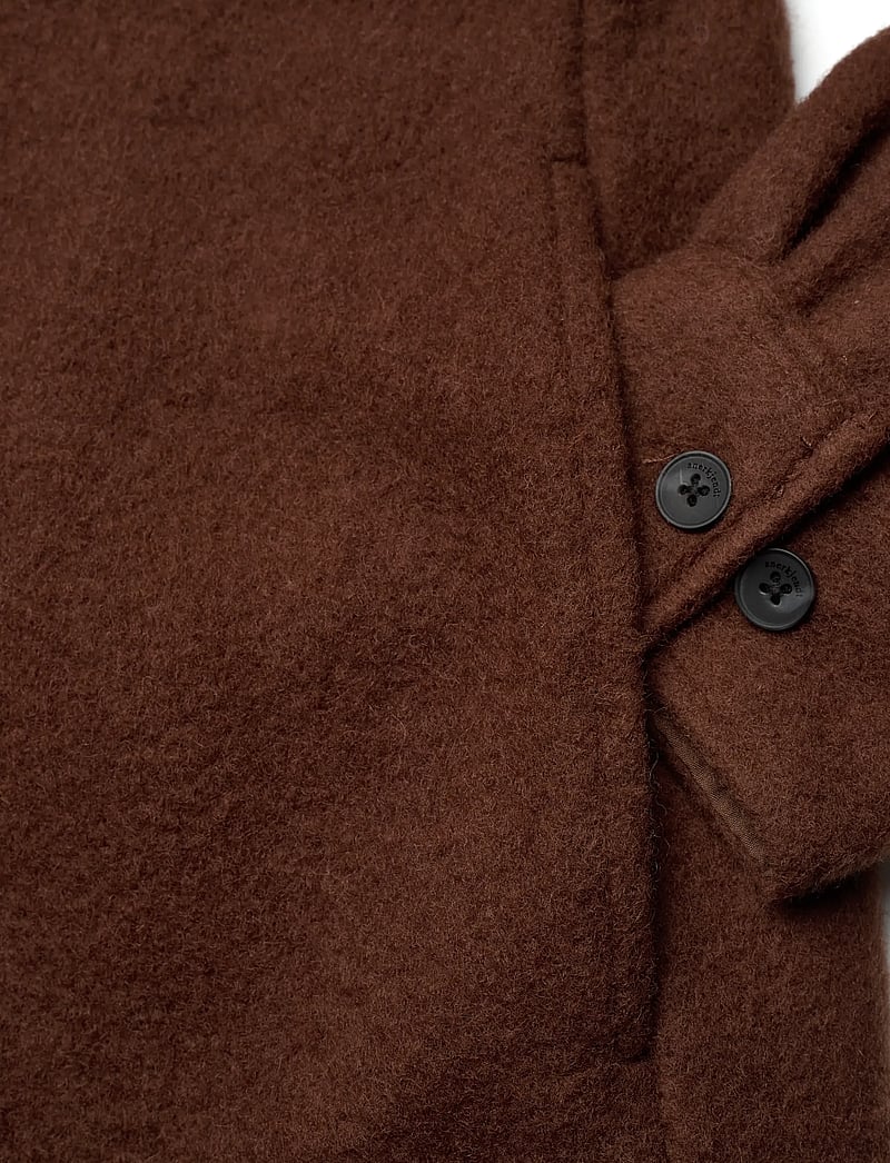 Anerkjendt - AKOSCAR BOILED WOOL OVERSHIRT - kollektioner - carafe - 3