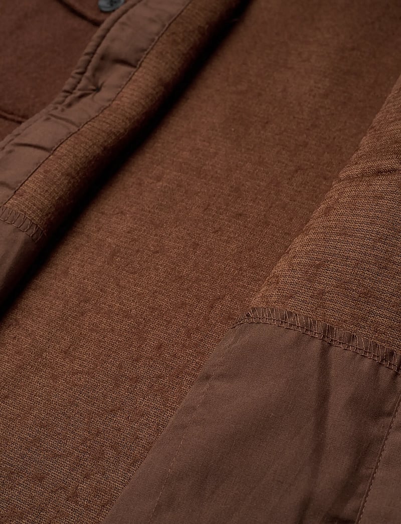 Anerkjendt - AKOSCAR BOILED WOOL OVERSHIRT - kollektioner - carafe - 4