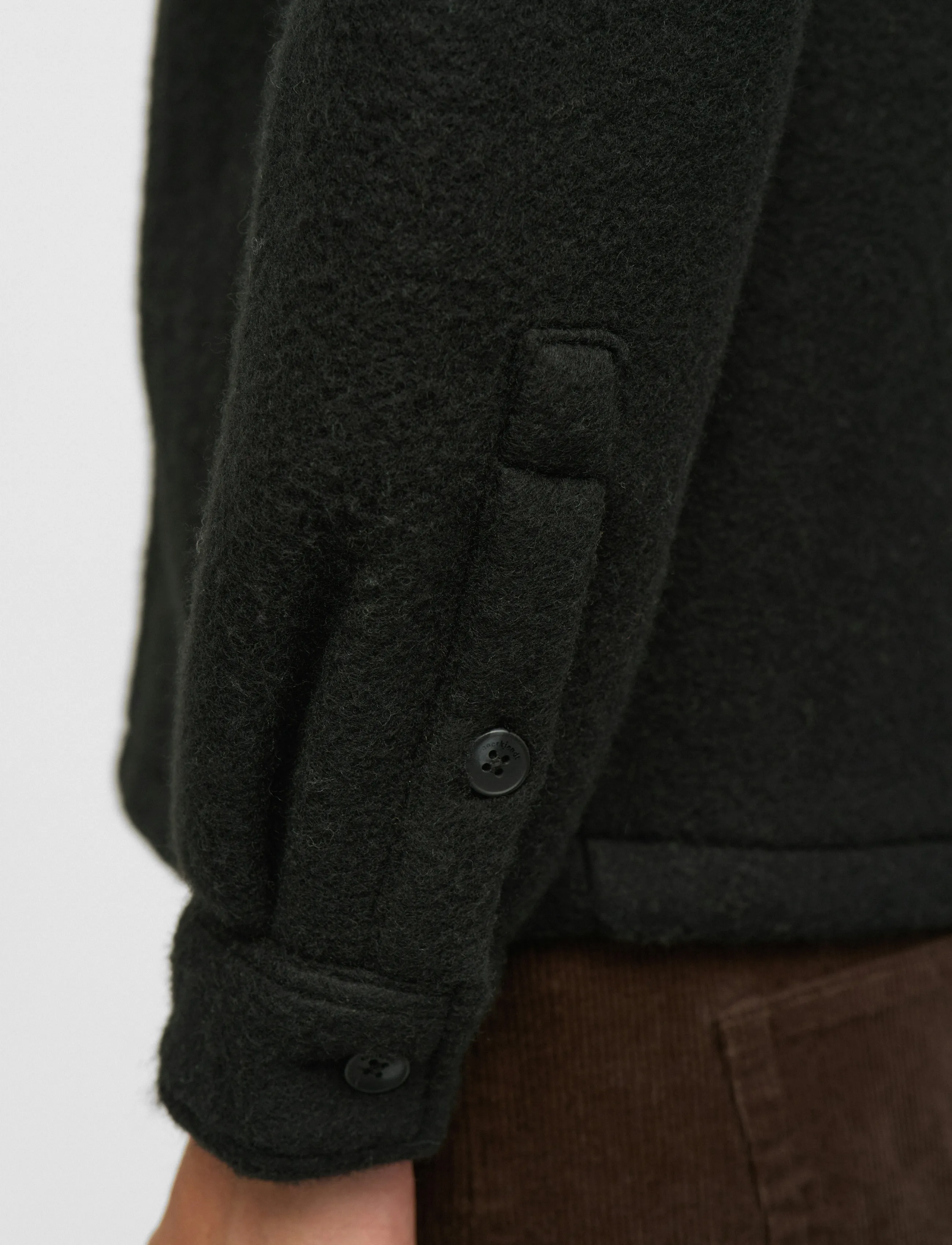 Anerkjendt Akoscar Boiled Wool Overshirt overshirts herr – bild 2