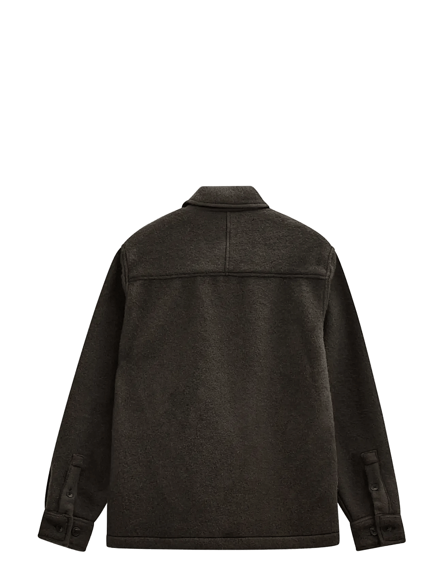 Anerkjendt - AKOSCAR BOILED WOOL OVERSHIRT - Überhemden - delicioso - 2