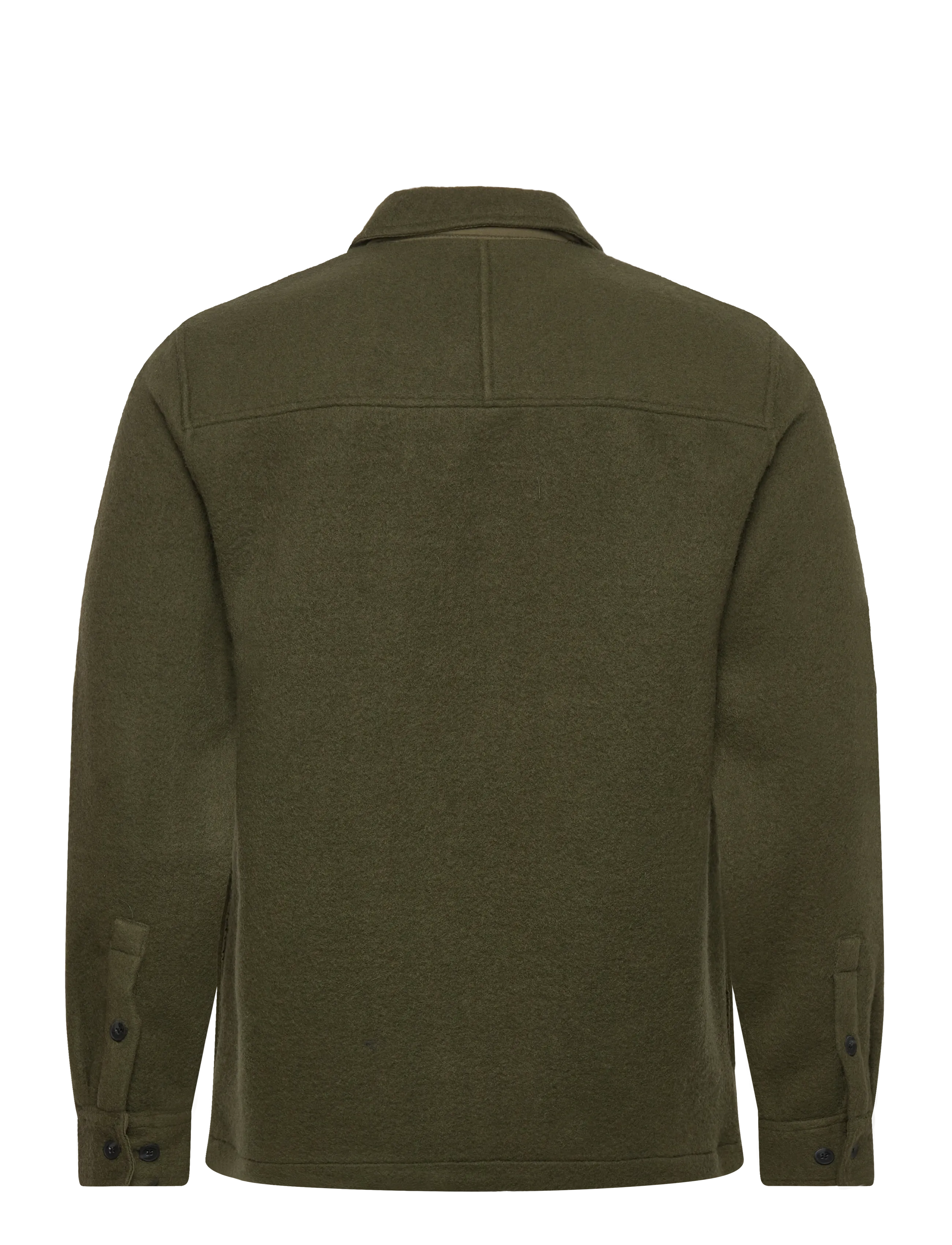 Anerkjendt - AKOSCAR BOILED WOOL OVERSHIRT - kollektsioonid - forest night - 2