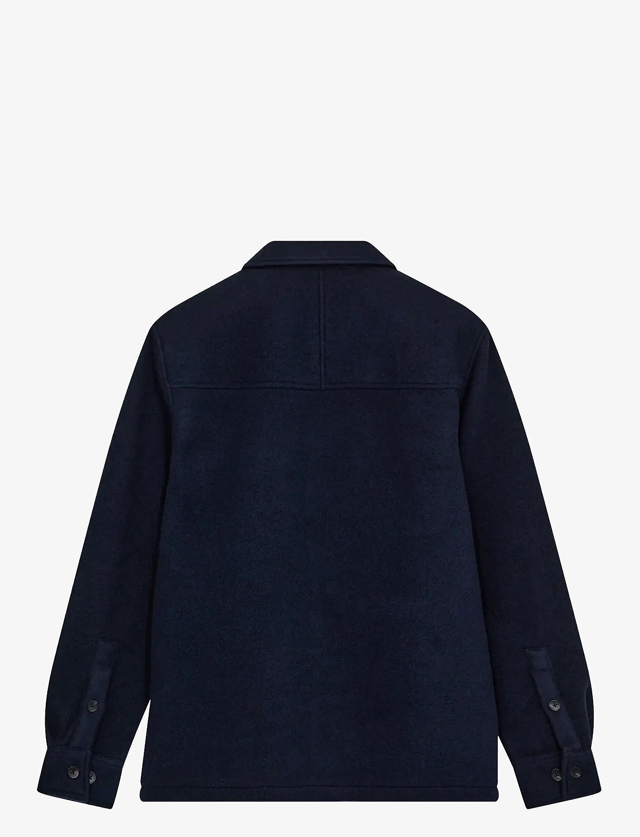 Anerkjendt - AKOSCAR BOILED WOOL OVERSHIRT - herbstliche kleidung - sky captain - 1