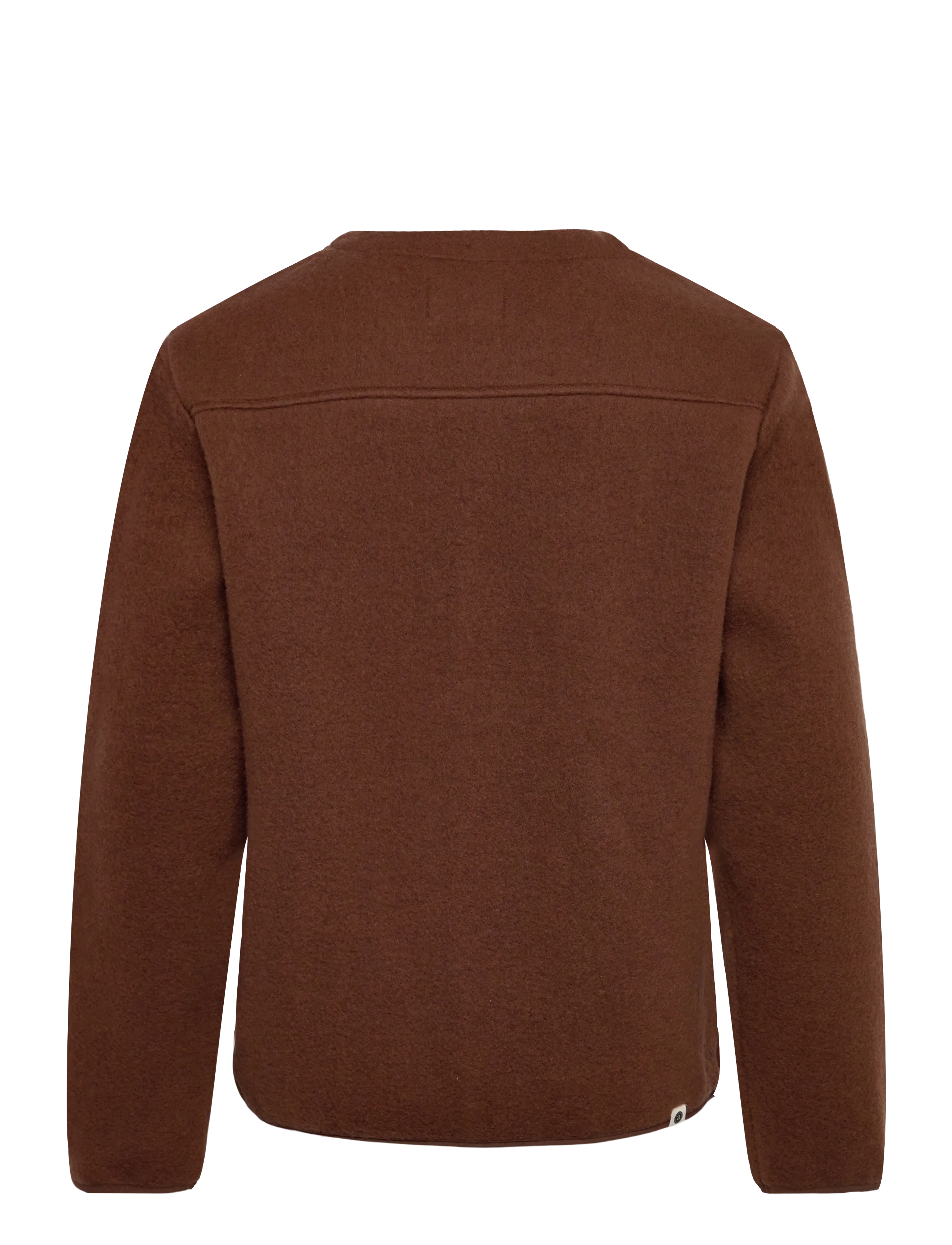 Anerkjendt - AKSIGURD BOILED WOOL OVERSHIRT - kardiganid - carafe - 1