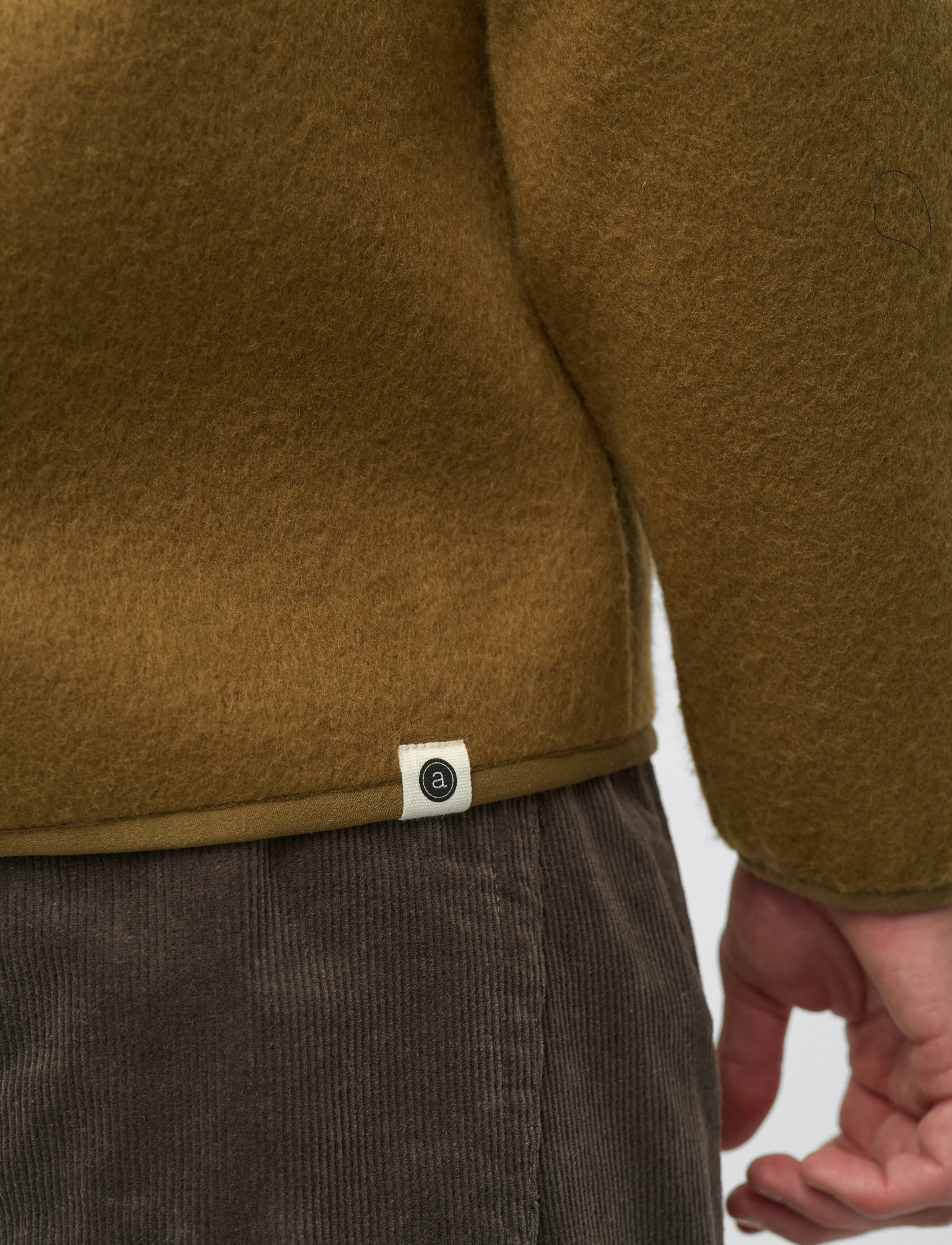 Anerkjendt Aksigurd Boiled Wool Overshirt overshirts herr – bild 7