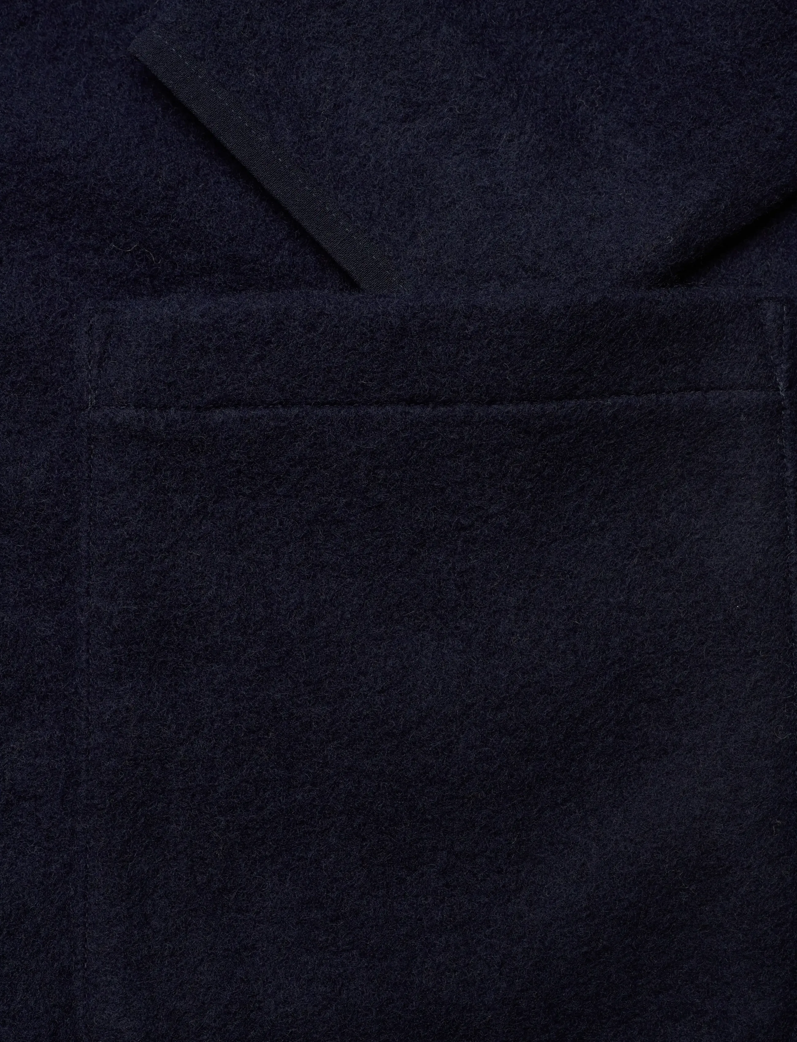 Anerkjendt - AKSIGURD BOILED WOOL OVERSHIRT - cardigans - sky captain - 3