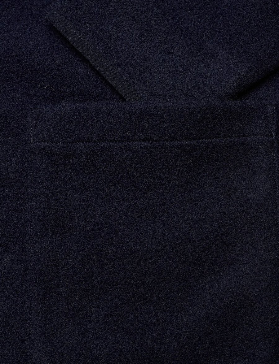 Anerkjendt - AKSIGURD BOILED WOOL OVERSHIRT - cardigans - sky captain - 3