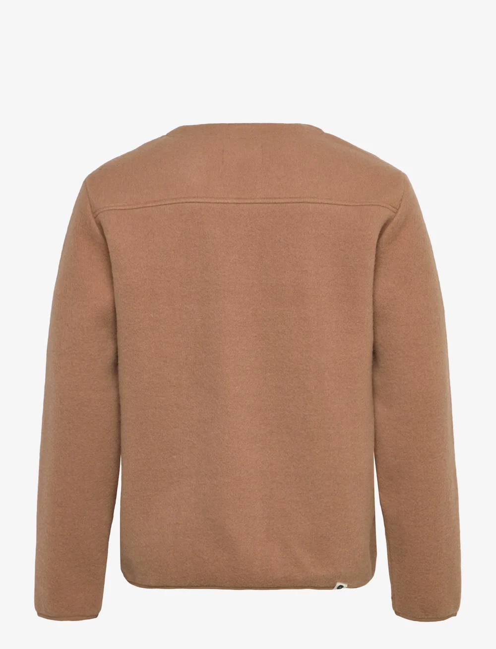 Anerkjendt - AKSIGURD BOILED WOOL OVERSHIRT - cardigans - tiger´s eye - 1