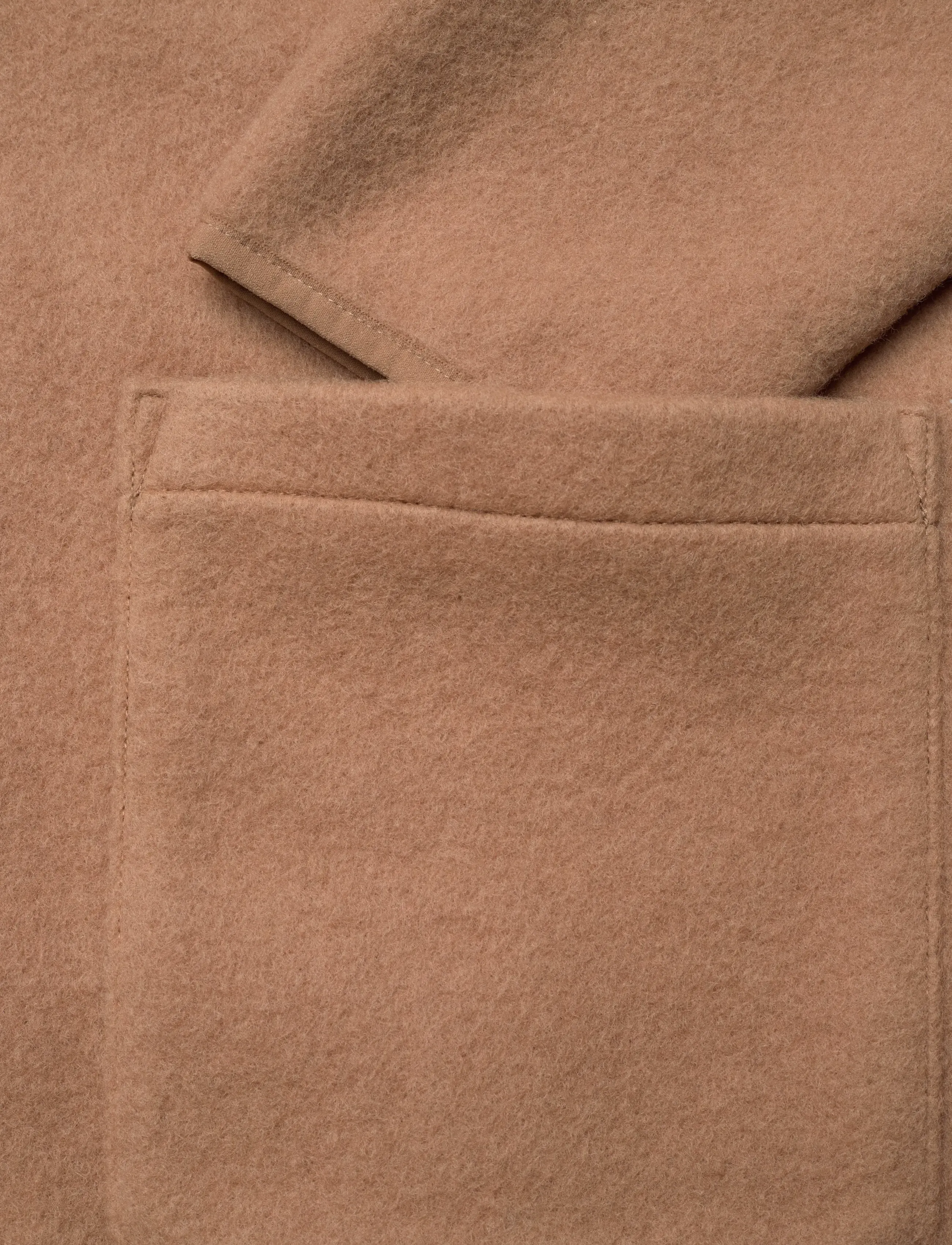 Anerkjendt - AKSIGURD BOILED WOOL OVERSHIRT - koftor - tiger´s eye - 3