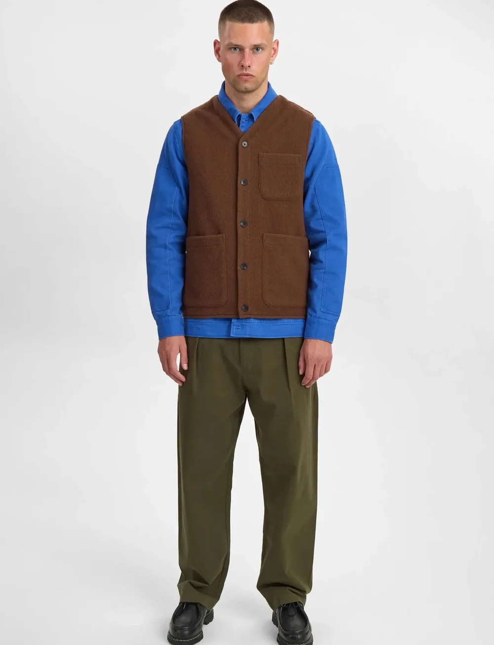 Anerkjendt - AKRAMSUS BOILED WOOL - veste - carafe - 3