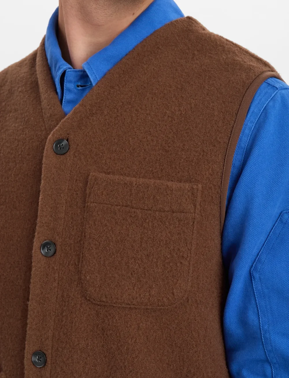 Anerkjendt - AKRAMSUS BOILED WOOL - veste - carafe - 5