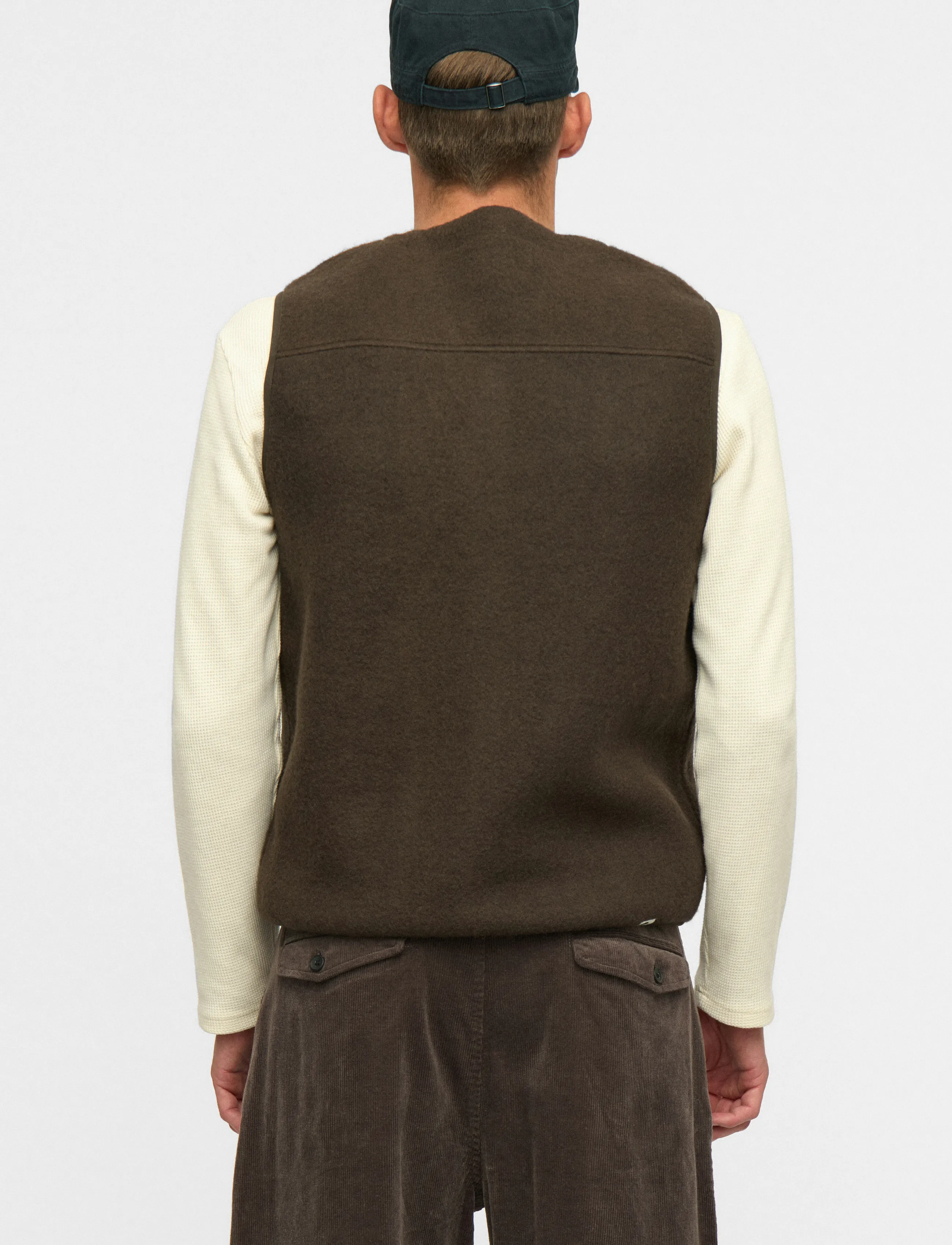 Anerkjendt - AKRAMSUS BOILED WOOL - vests - delicioso - 5