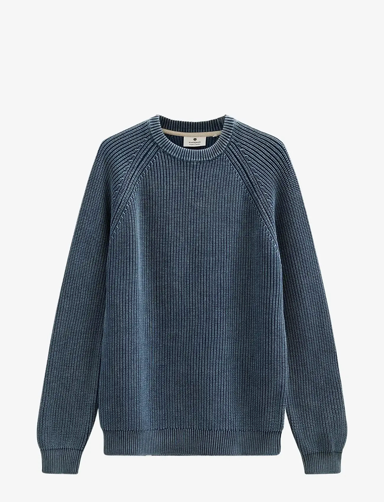 Anerkjendt - AKSUNE PATENT KNIT - rund hals - light blue - 0