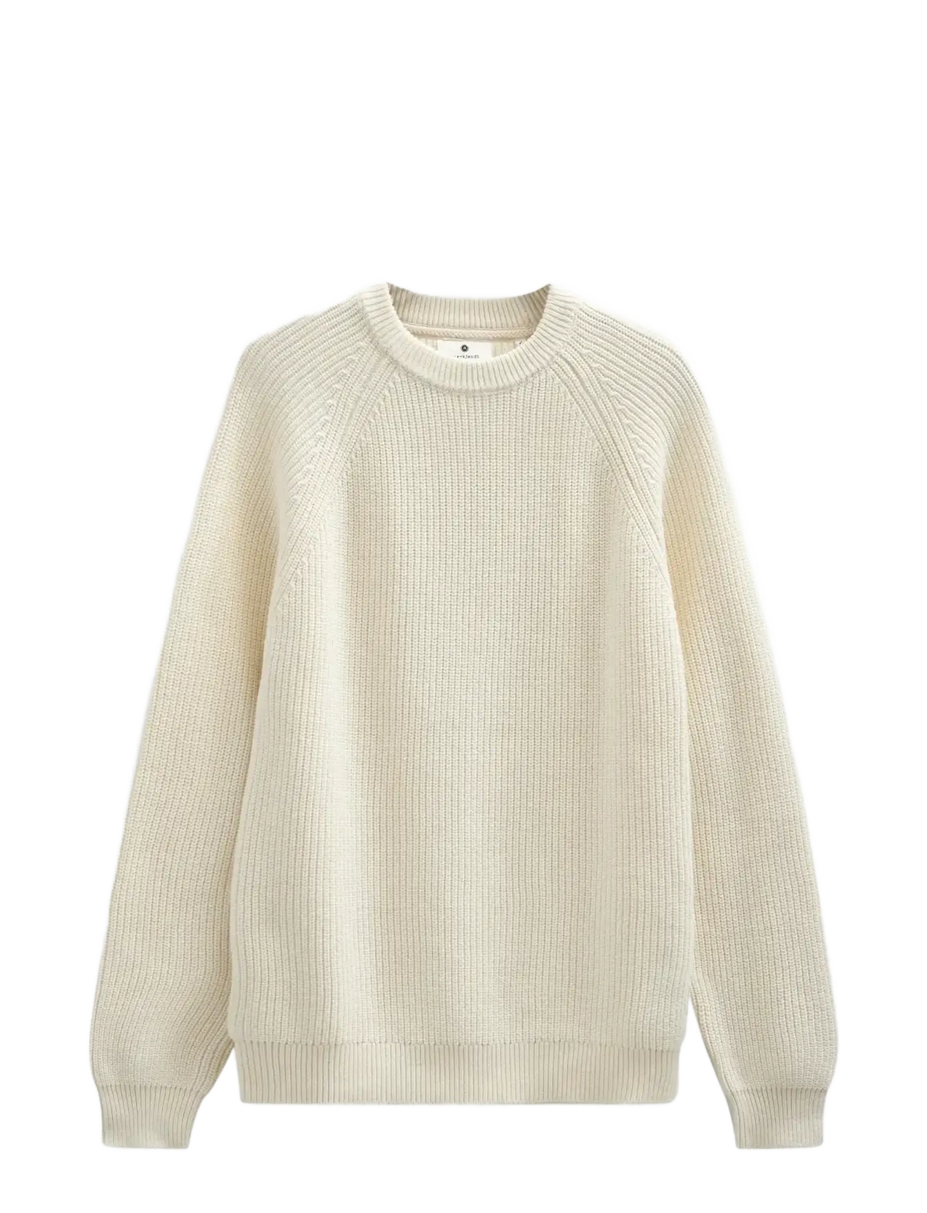 Anerkjendt Aksune Patent Knit, Mænd, Patentstrikket Sweater, Cream, Str: L