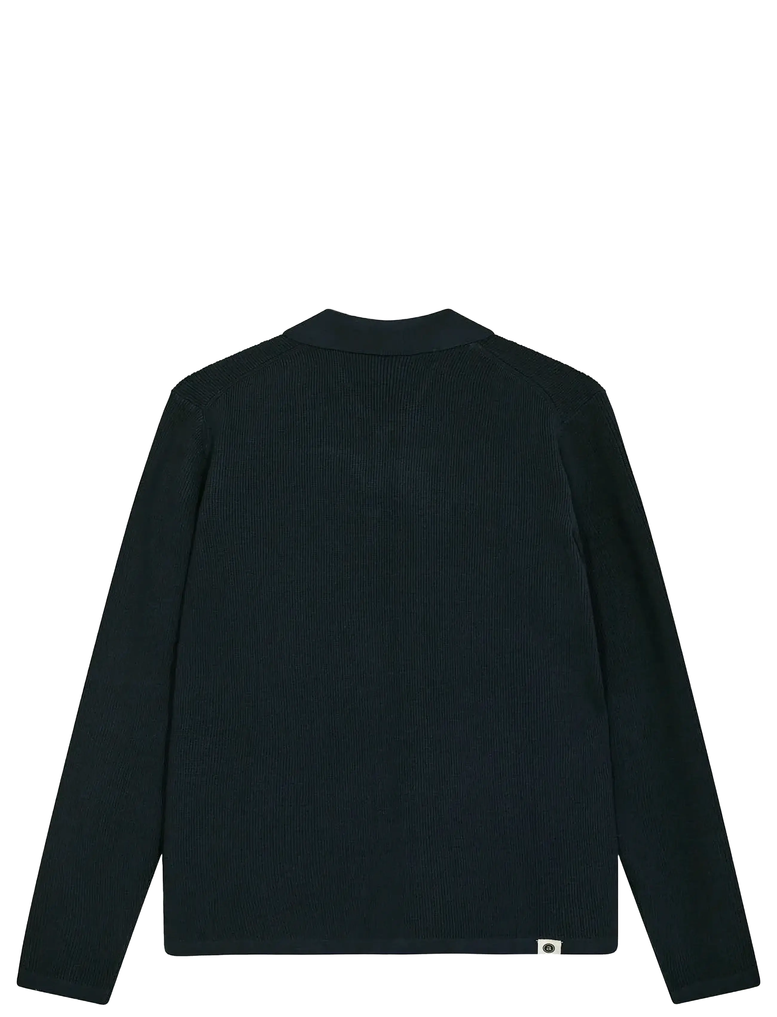 Anerkjendt - AKSVEND NEEDLE RIB KNIT CARDIGAN - long-sleeved knitted polos - sky captain - 1