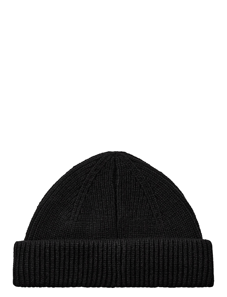 Anerkjendt - AKSILVOLO MERINO HOOD - caviar - 1