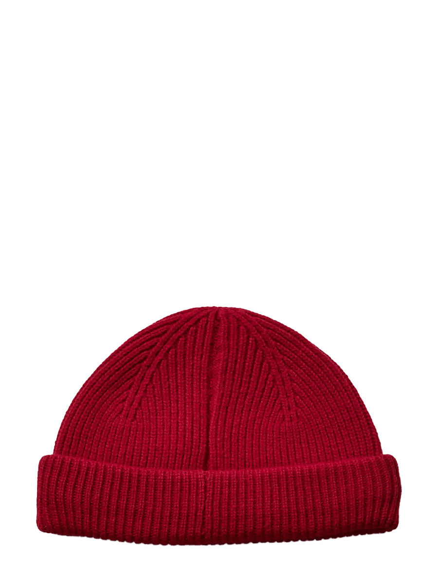 Anerkjendt - AKSILVOLO MERINO HOOD - mützen - red dahlia - 1