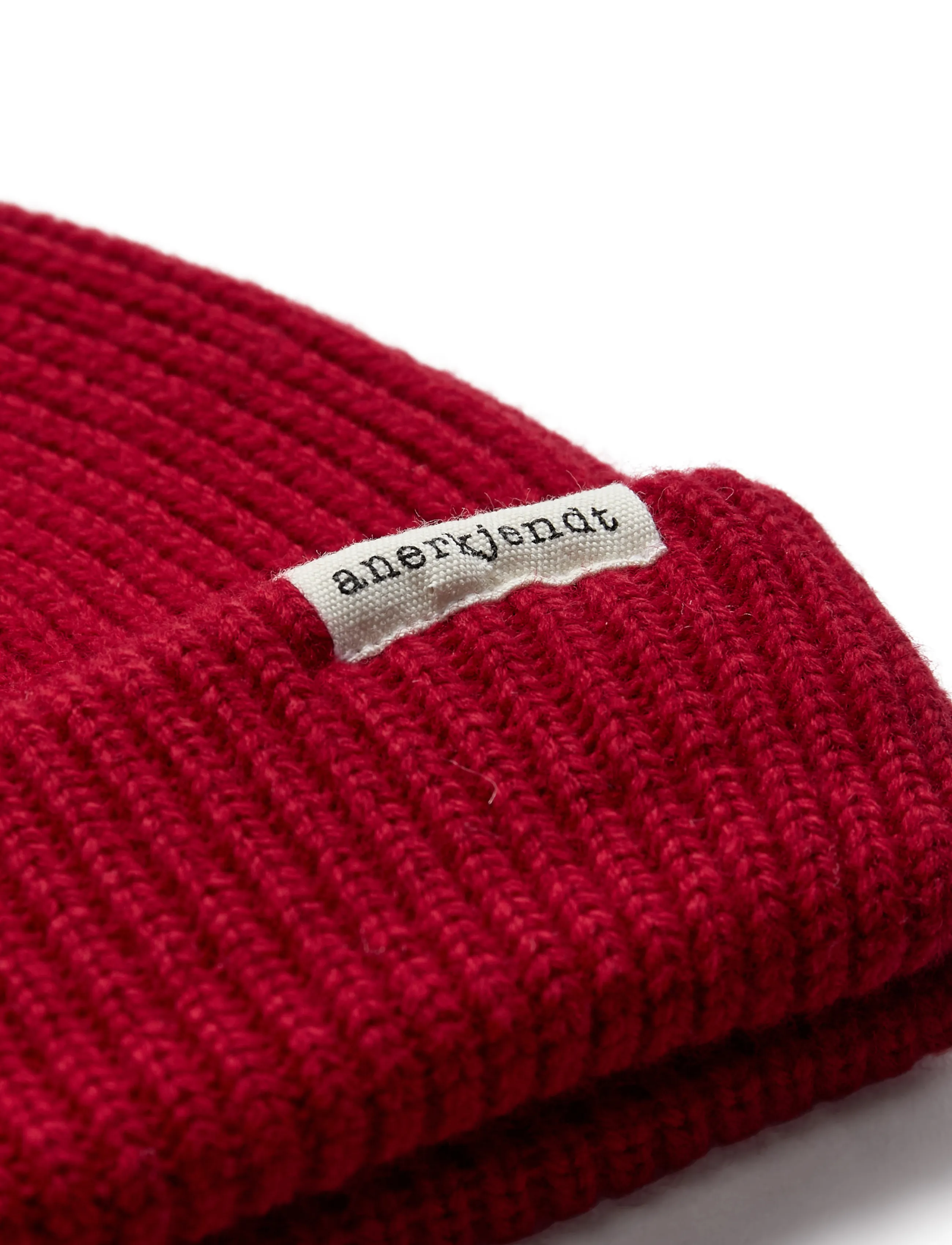 Anerkjendt - AKSILVOLO MERINO HOOD - mützen - red dahlia - 2