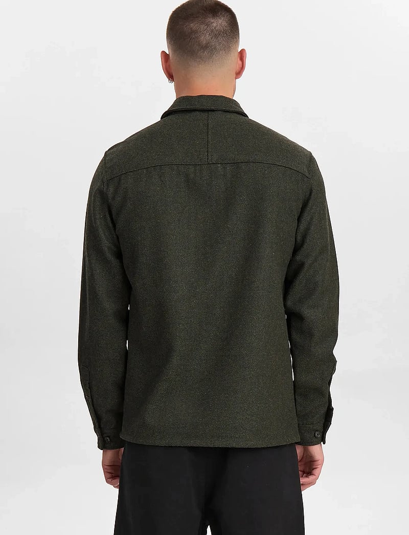 Anerkjendt - AKOSCAR WOOL OVERSHIRT - kollektionen - forest night - 4