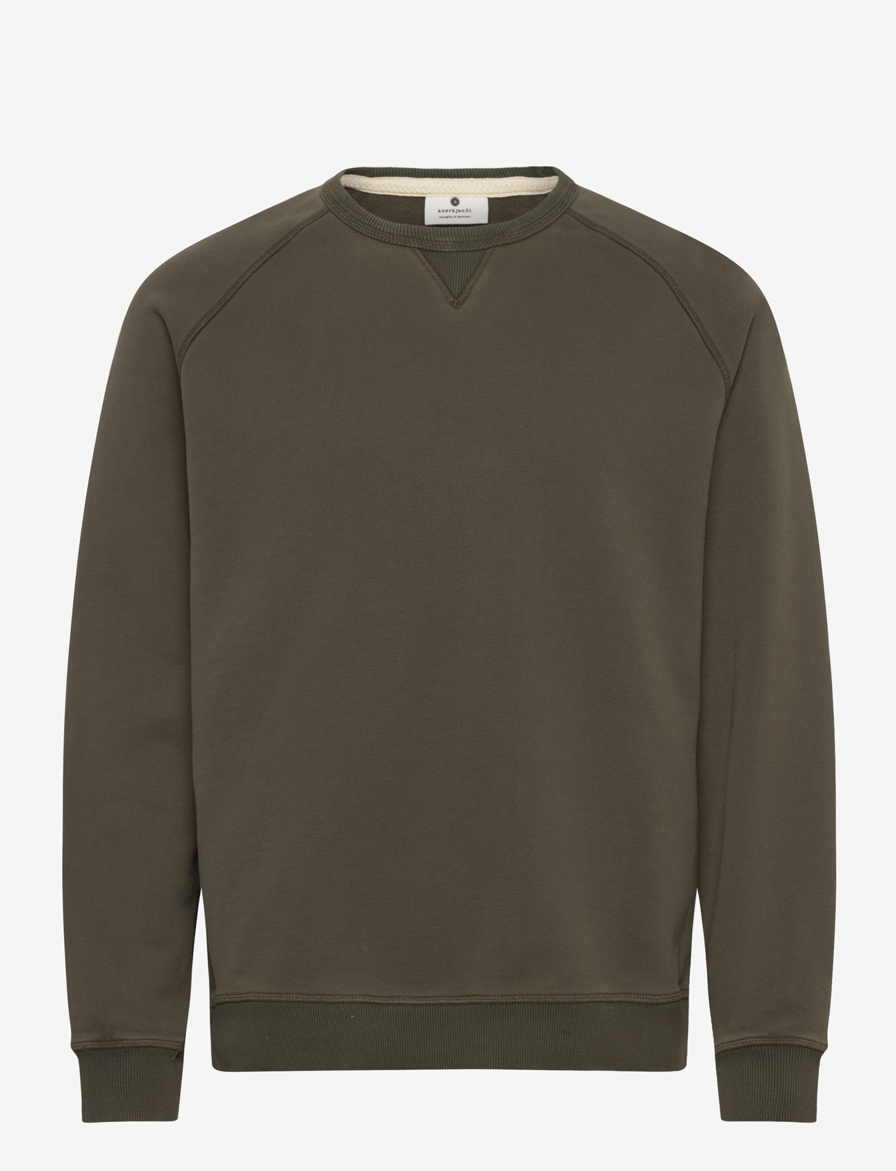 Anerkjendt - AKTONI BASIC SWEAT - kollektionen - forest night - 0