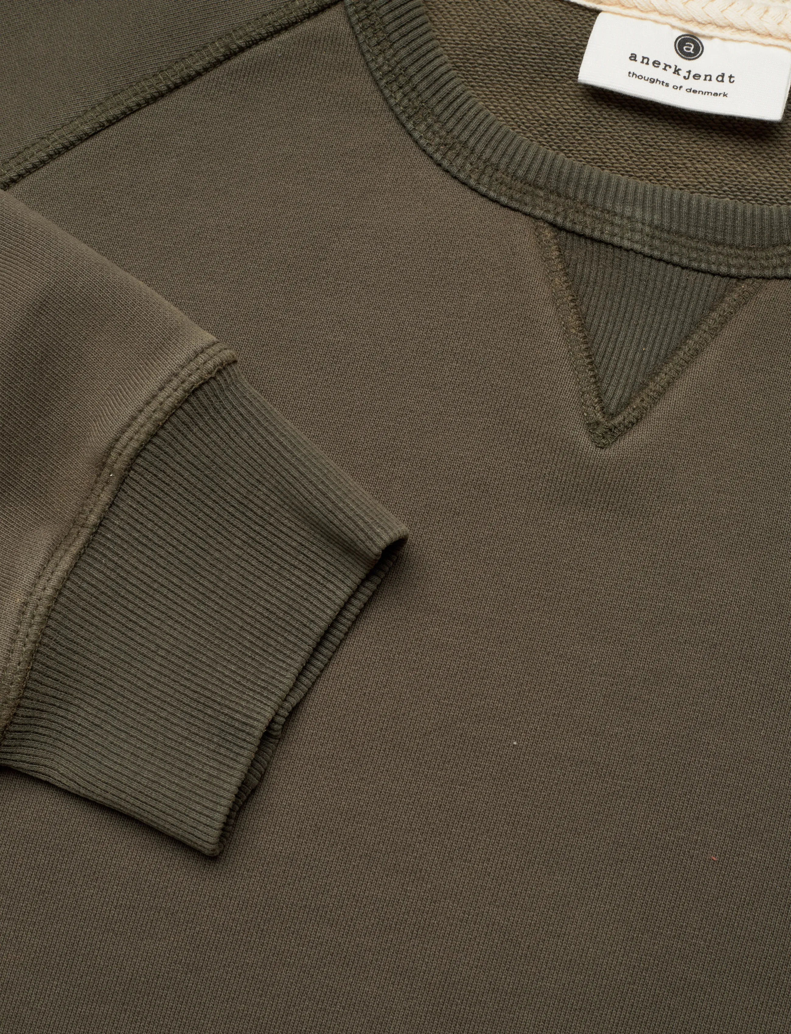 Anerkjendt - AKTONI BASIC SWEAT - kollektioner - forest night - 2