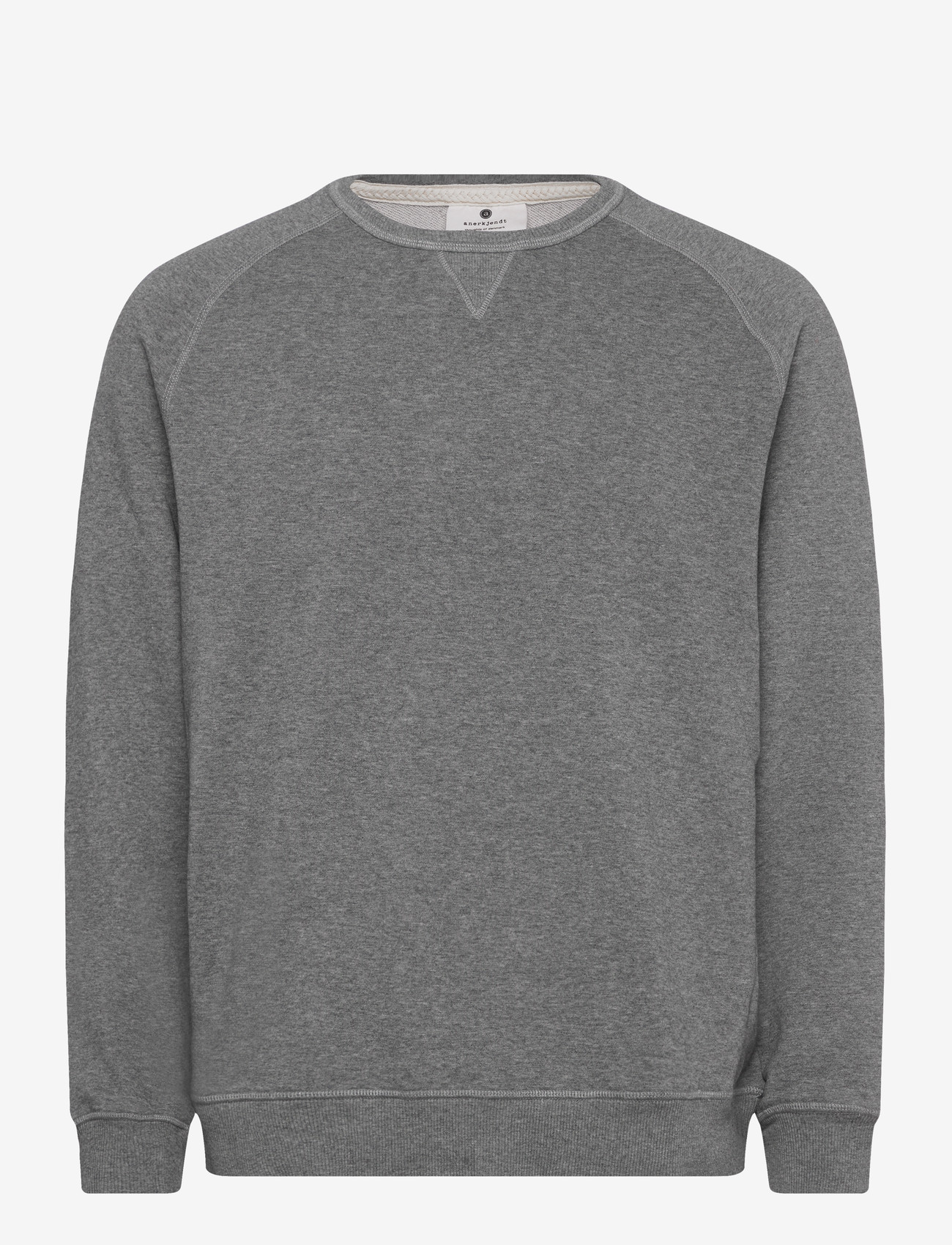 Anerkjendt - AKTONI BASIC SWEAT - sweatshirts - medium grey mel - 0