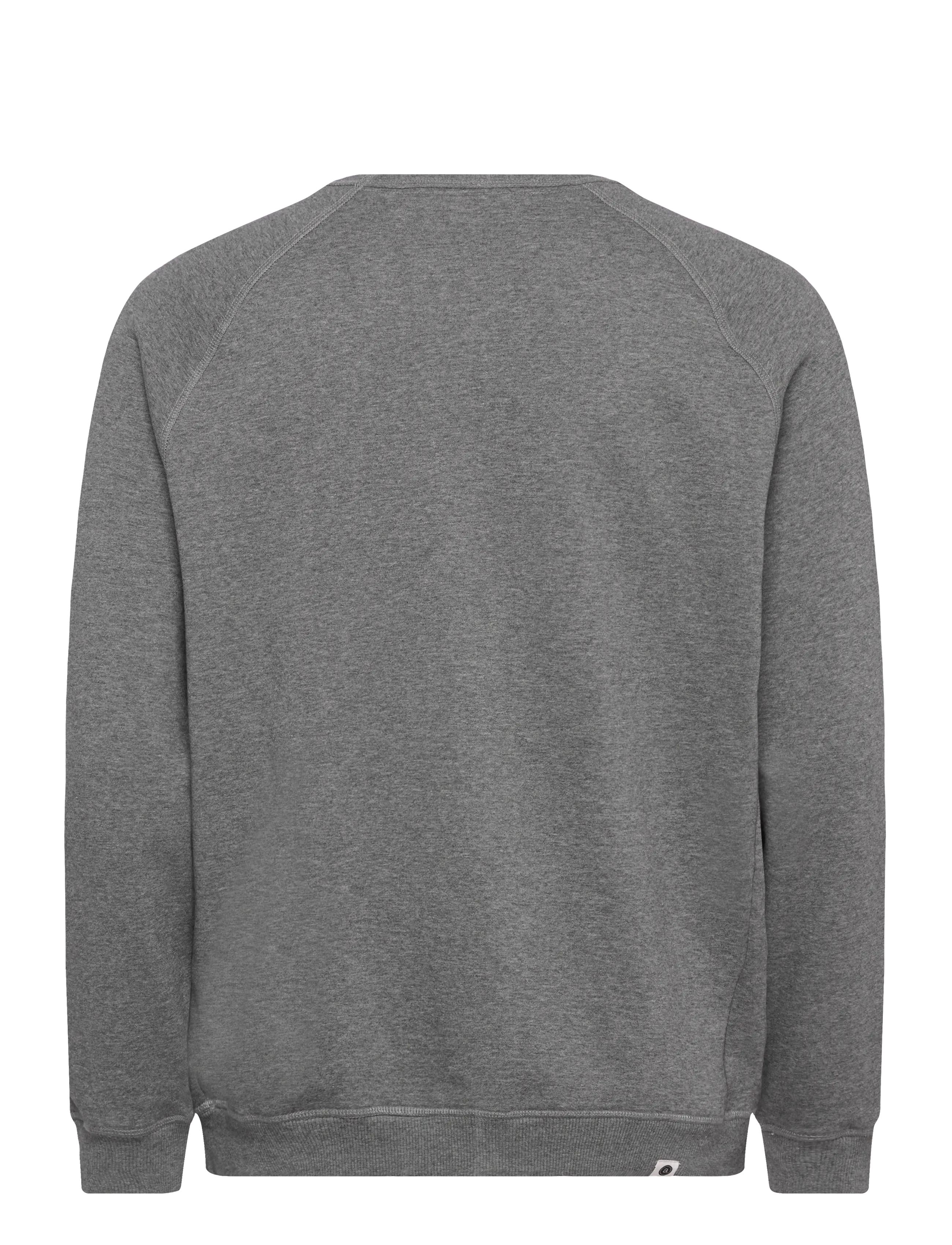Anerkjendt - AKTONI BASIC SWEAT - kollektioner - medium grey mel - 1