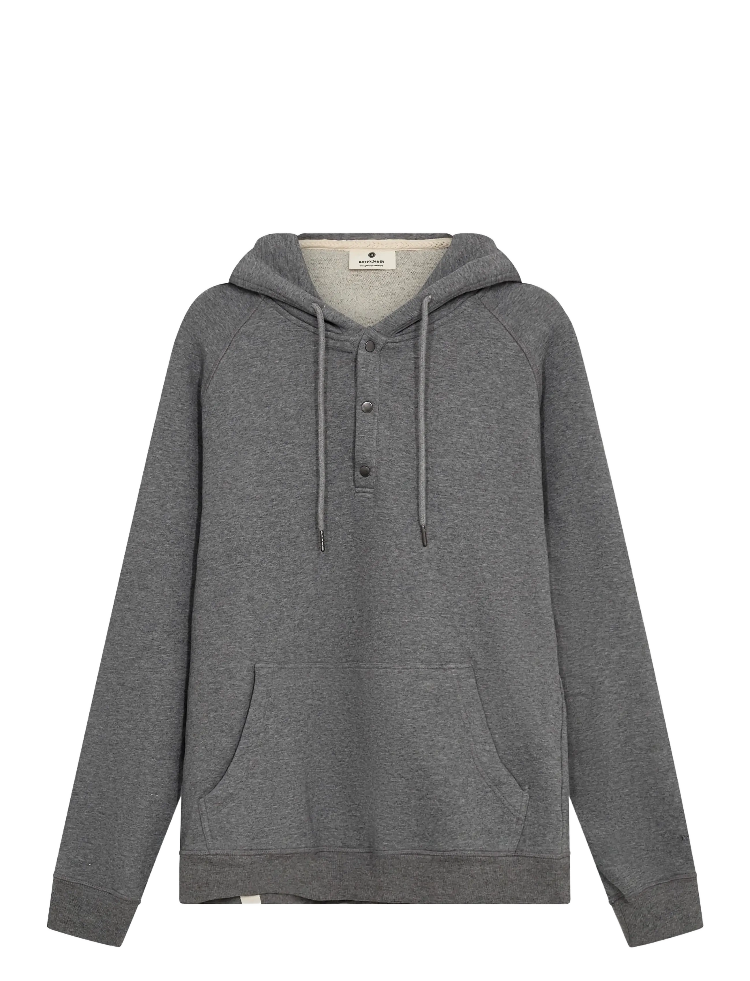 Anerkjendt AKTONI BASIC HOODIE SWEAT - Kleidung - MEDIUM GREY MEL / grey