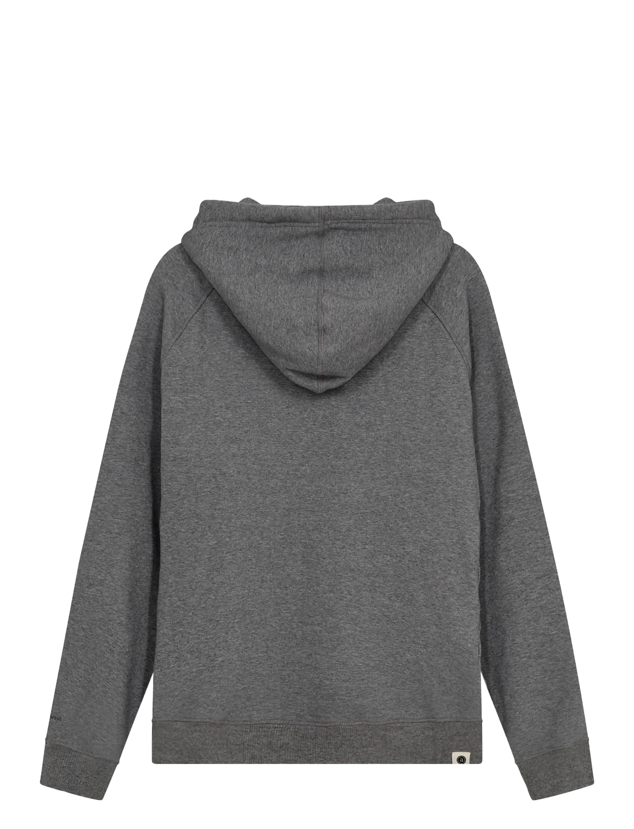 Anerkjendt - AKTONI BASIC HOODIE SWEAT - sportiska stila džemperi - medium grey mel - 1