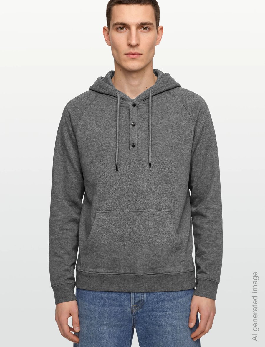 Anerkjendt - AKTONI BASIC HOODIE SWEAT - kapuzenpullover - medium grey mel - 3