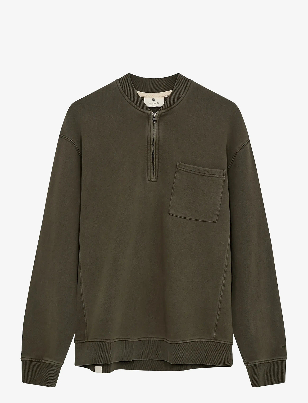 Anerkjendt - AKTONI BASIC HALF ZIP - half zip-tröjor - forest night - 0