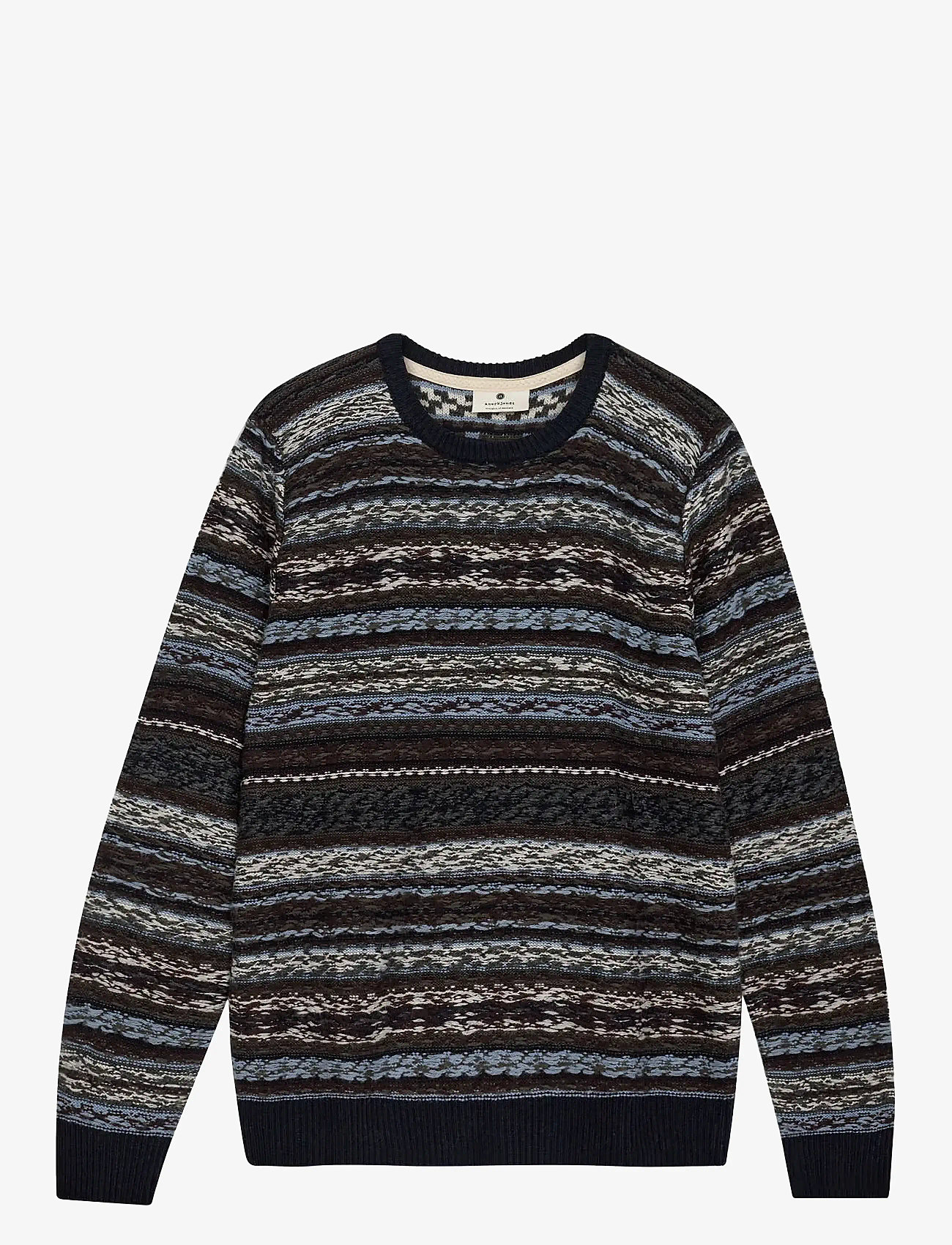 Anerkjendt - AKSUNE REVERSE INKA KNIT - sügisesed riided - sky captain - 0