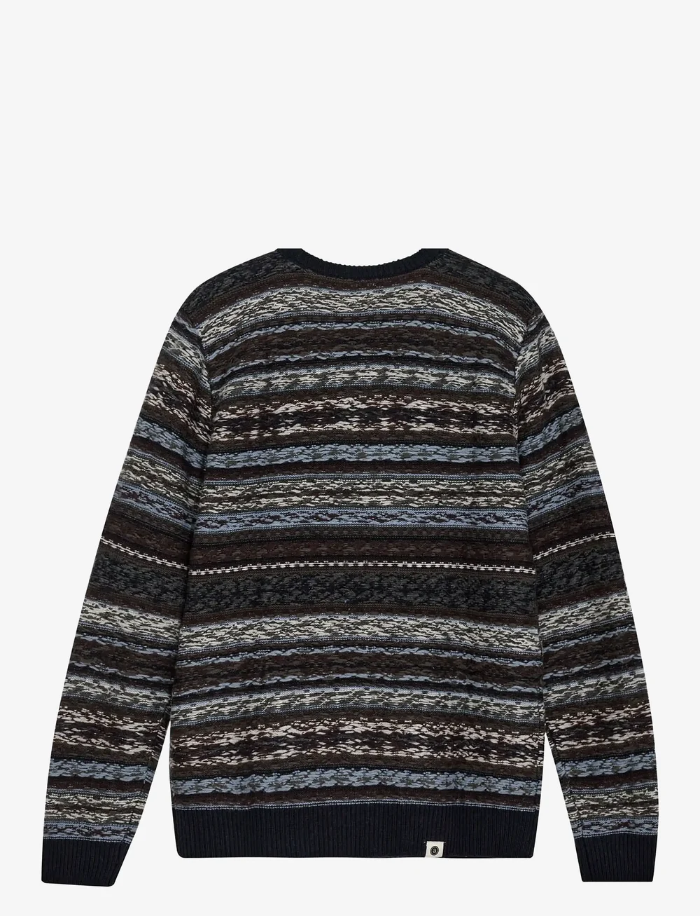 Anerkjendt - AKSUNE REVERSE INKA KNIT - rund hals - sky captain - 2