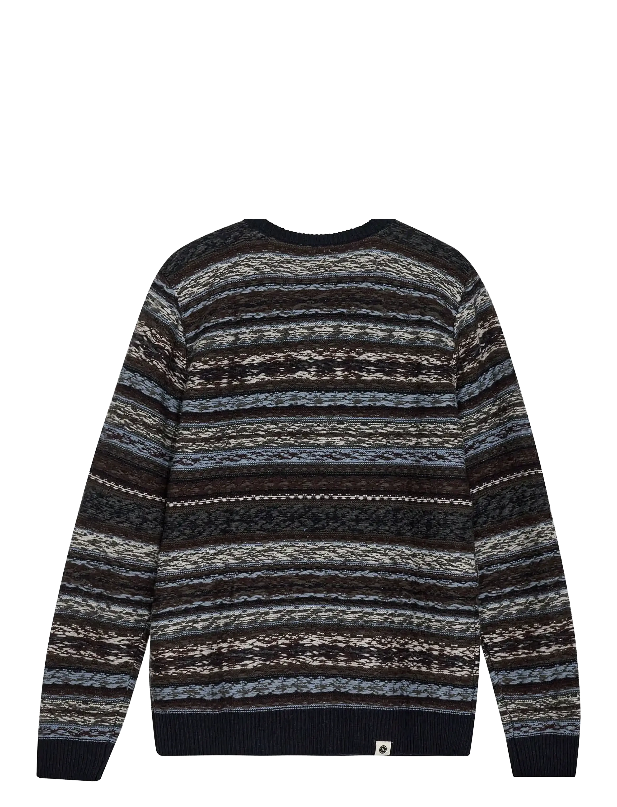 Anerkjendt - AKSUNE REVERSE INKA KNIT - gebreide truien - sky captain - 2