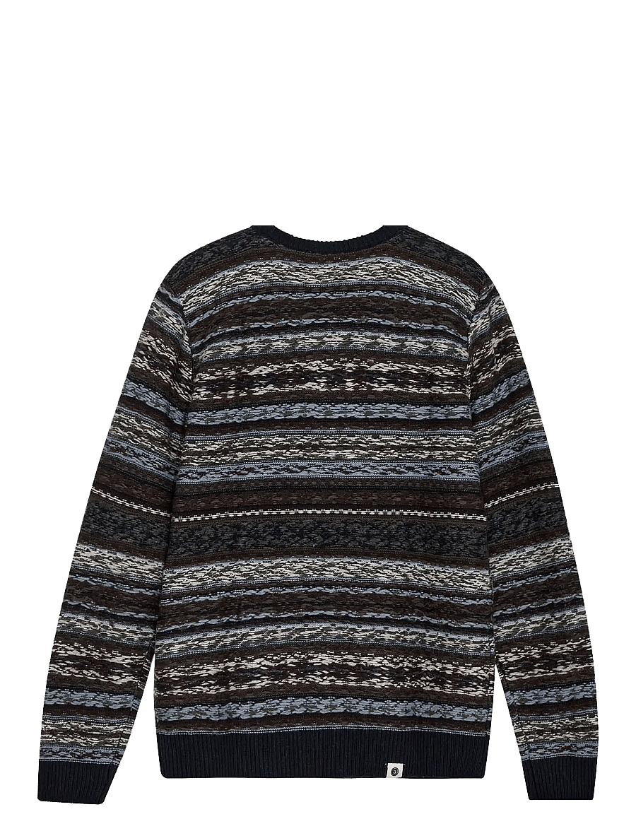 Anerkjendt - AKSUNE REVERSE INKA KNIT - rundhals - sky captain - 2