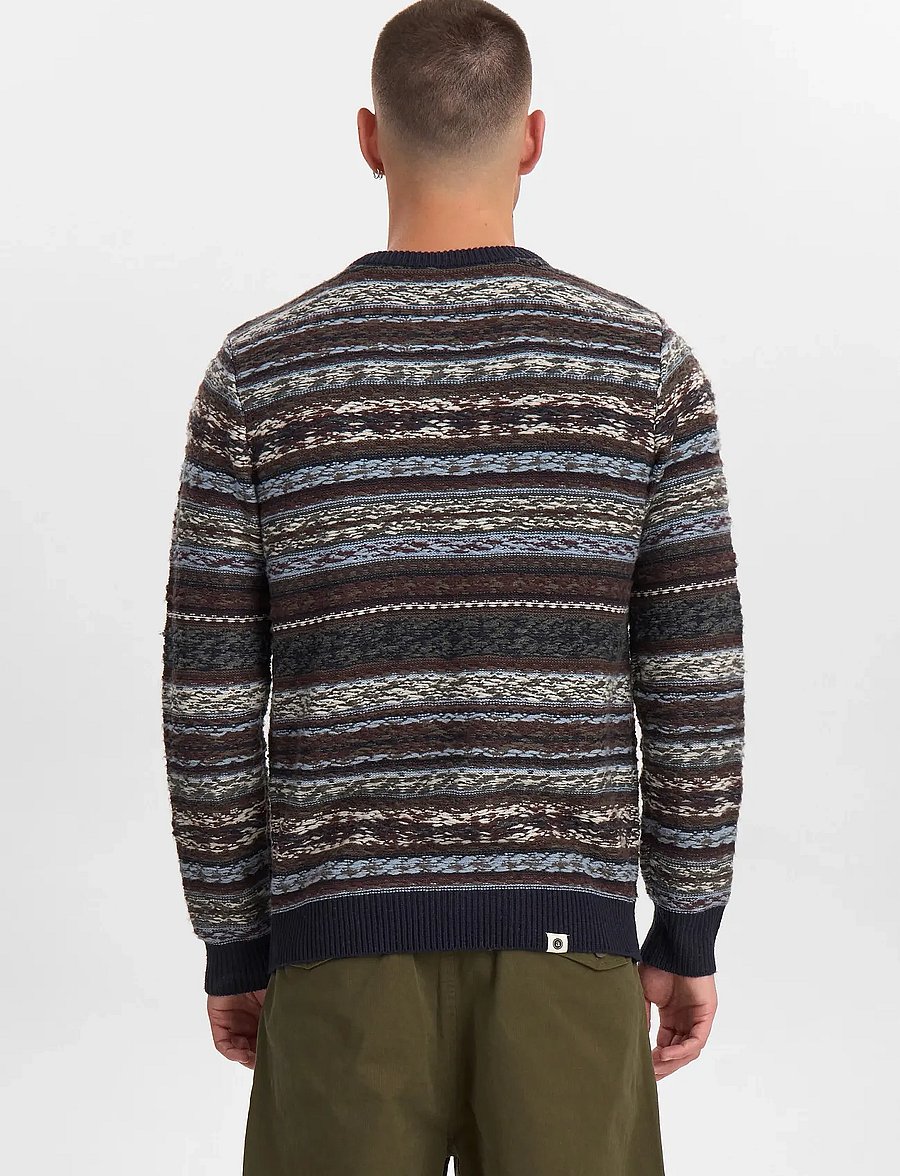 Anerkjendt - AKSUNE REVERSE INKA KNIT - rundhals - sky captain - 4