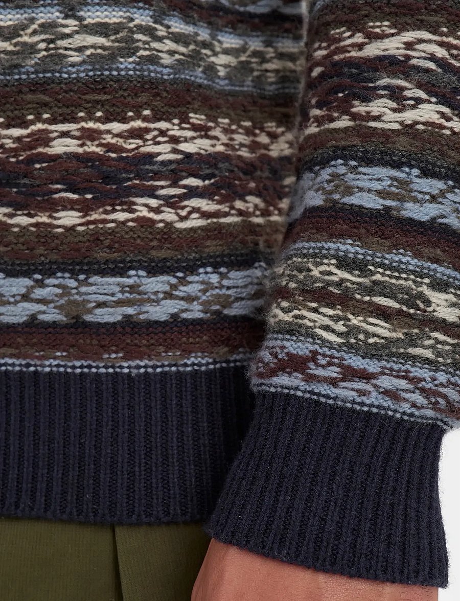 Anerkjendt - AKSUNE REVERSE INKA KNIT - rundhals - sky captain - 5