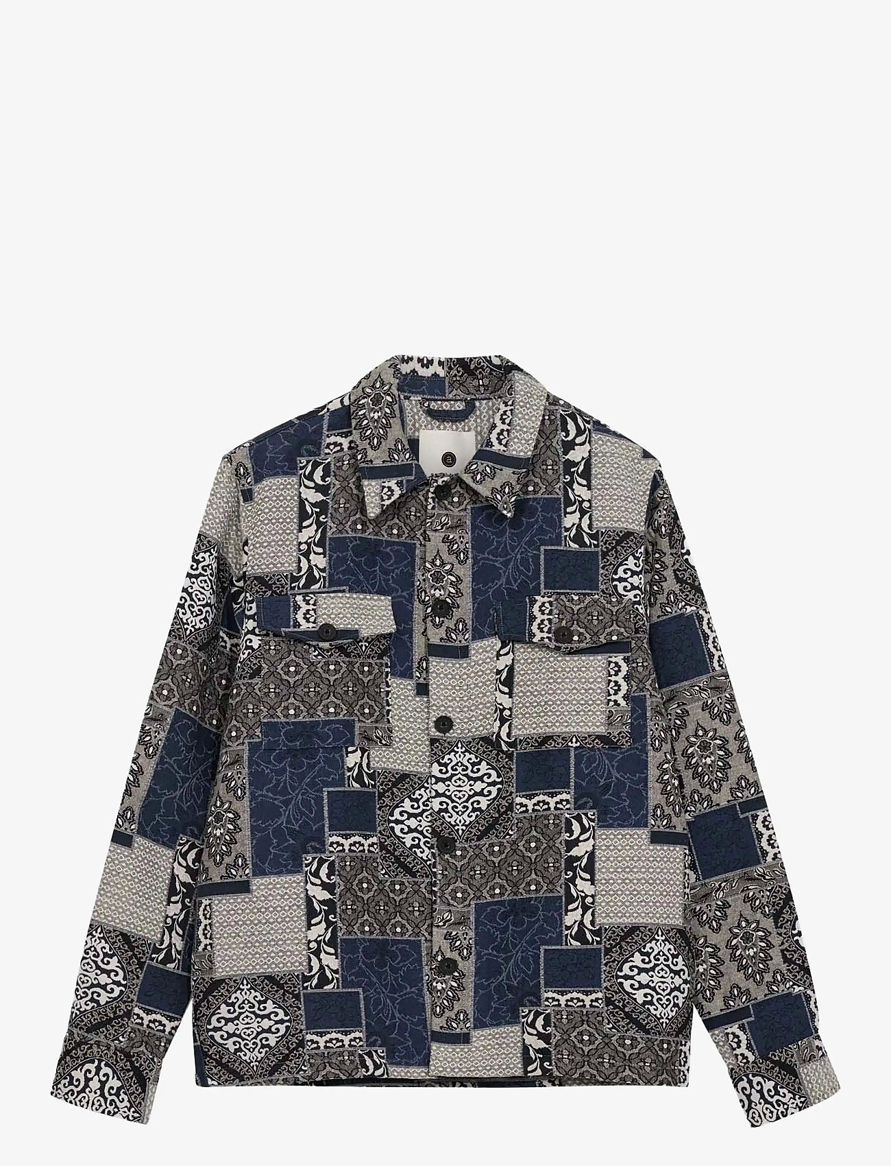 Anerkjendt - AKOSCAR STRUCTURE OVERSHIRT - forårsjakker - sky captain - 0