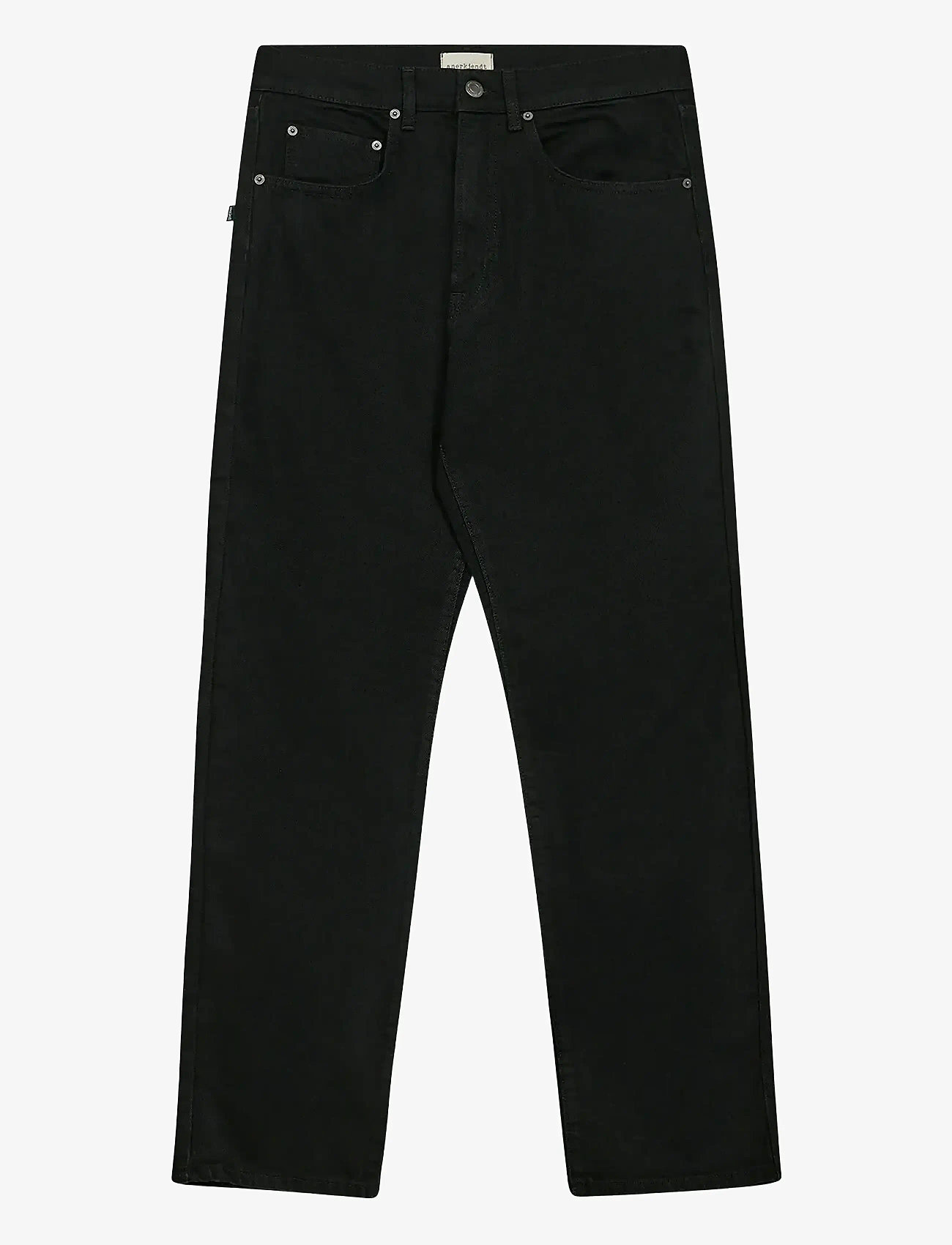 Anerkjendt - AKJUSTIN JEANS - 8001 TRUE BLACK - regular jeans - true black - 0