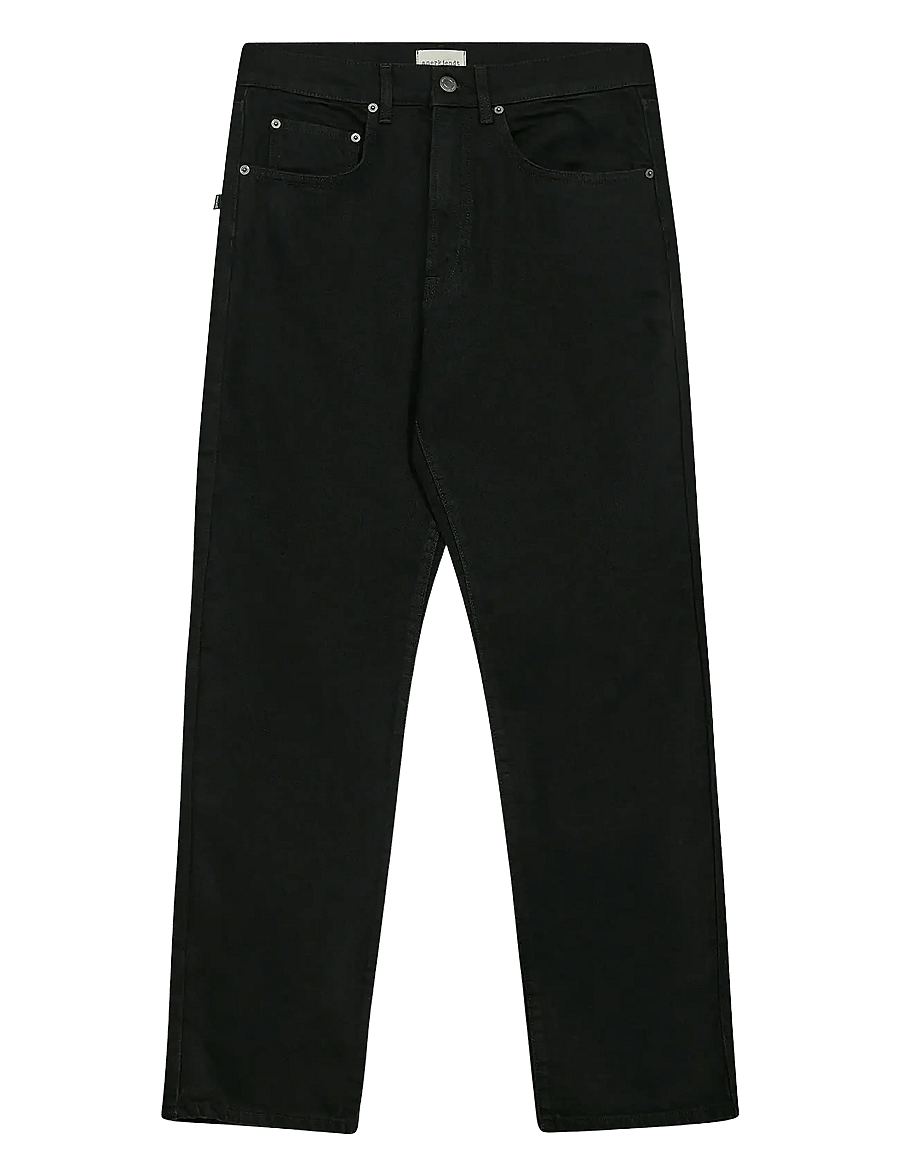 Anerkjendt - AKJUSTIN JEANS - 8001 TRUE BLACK - regular jeans - true black - 0