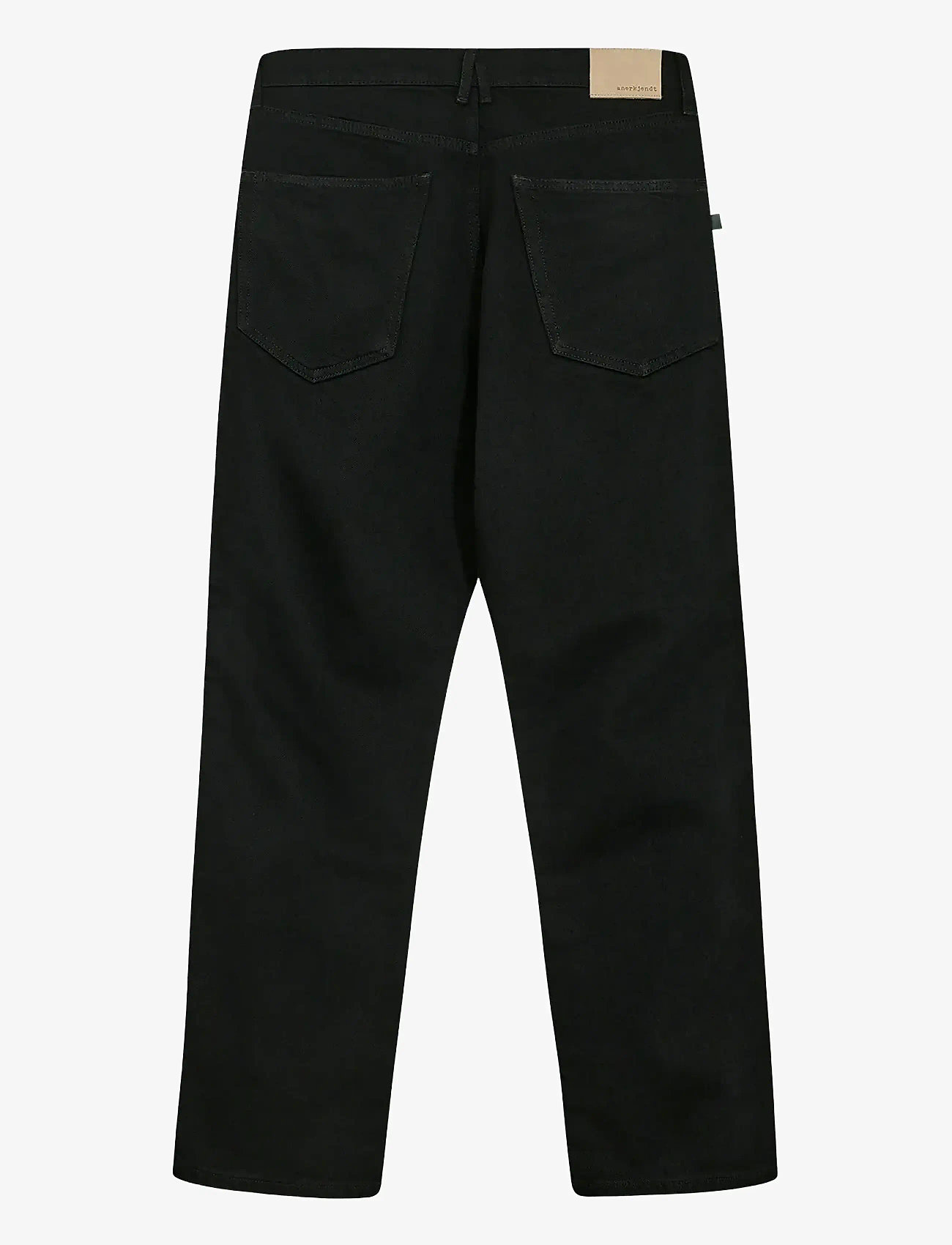 Anerkjendt - AKJUSTIN JEANS - 8001 TRUE BLACK - regular jeans - true black - 1