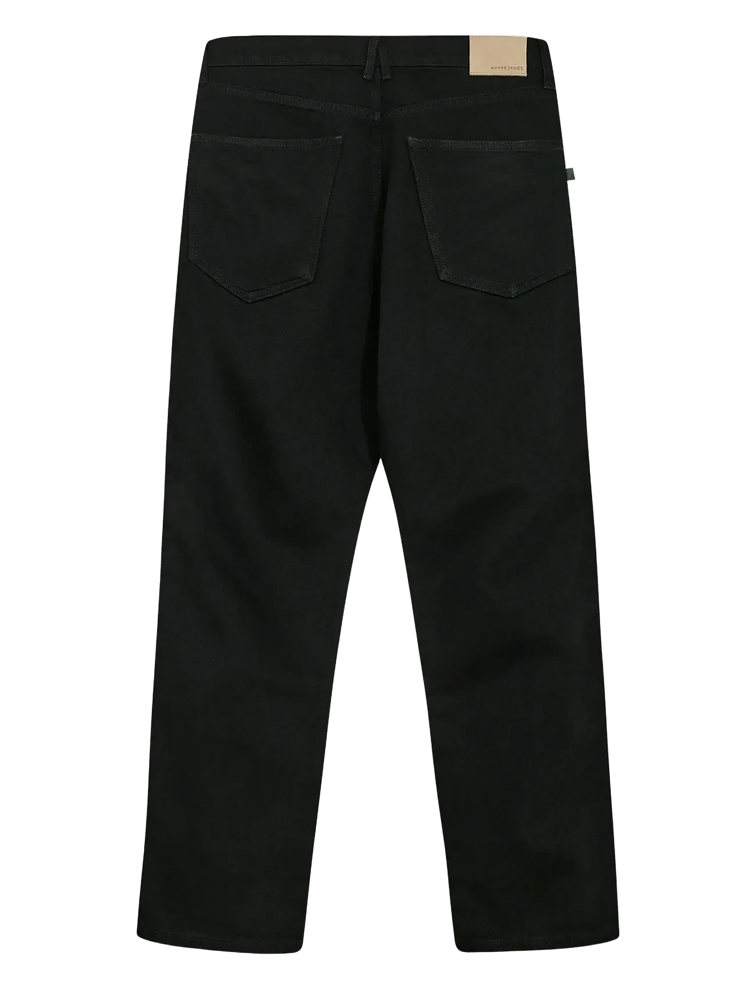 Anerkjendt - AKJUSTIN JEANS - 8001 TRUE BLACK - regular jeans - true black - 1