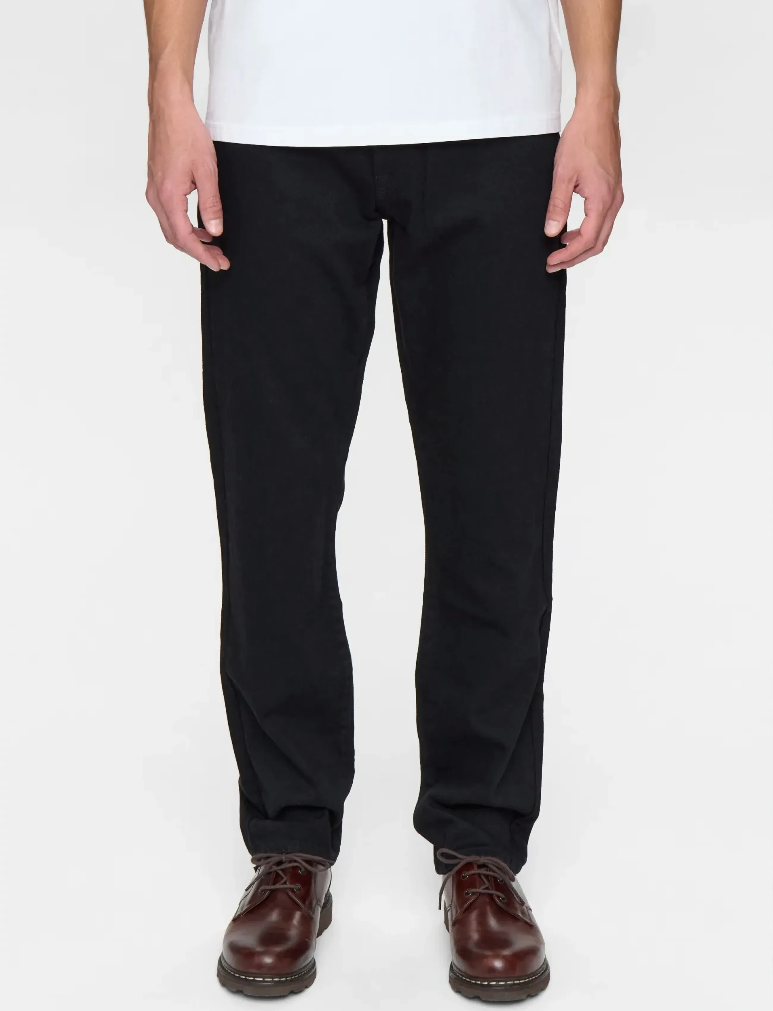 Anerkjendt - AKJUSTIN JEANS - 8001 TRUE BLACK - regular jeans - true black - 2