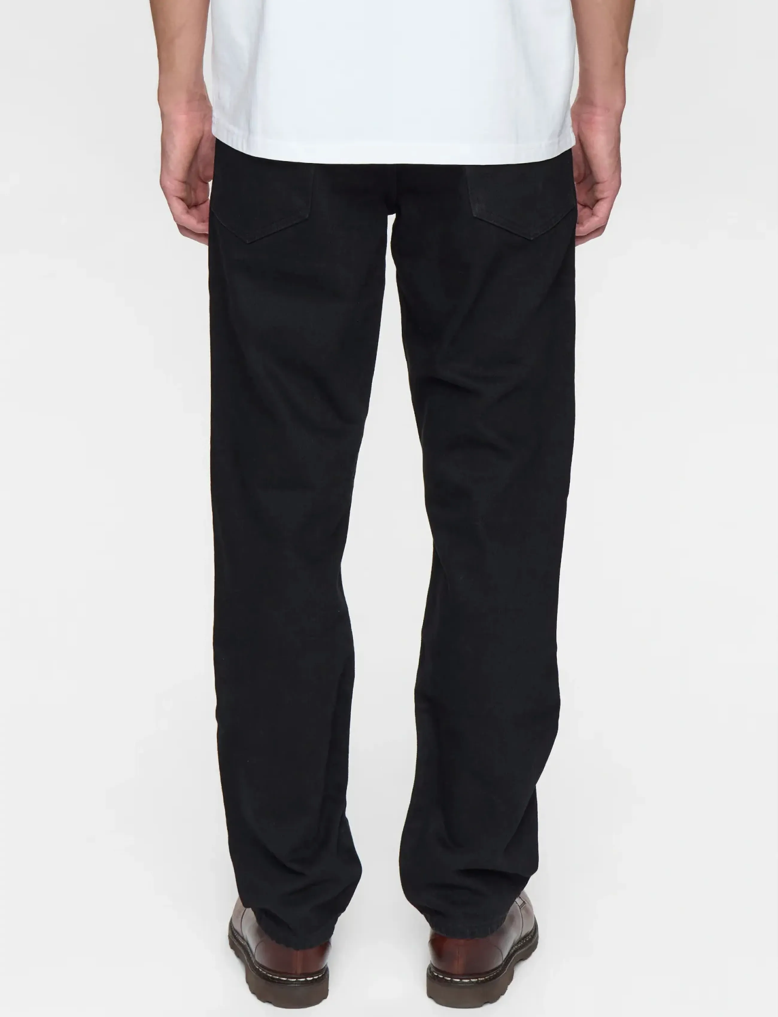 Anerkjendt - AKJUSTIN JEANS - 8001 TRUE BLACK - regular jeans - true black - 4