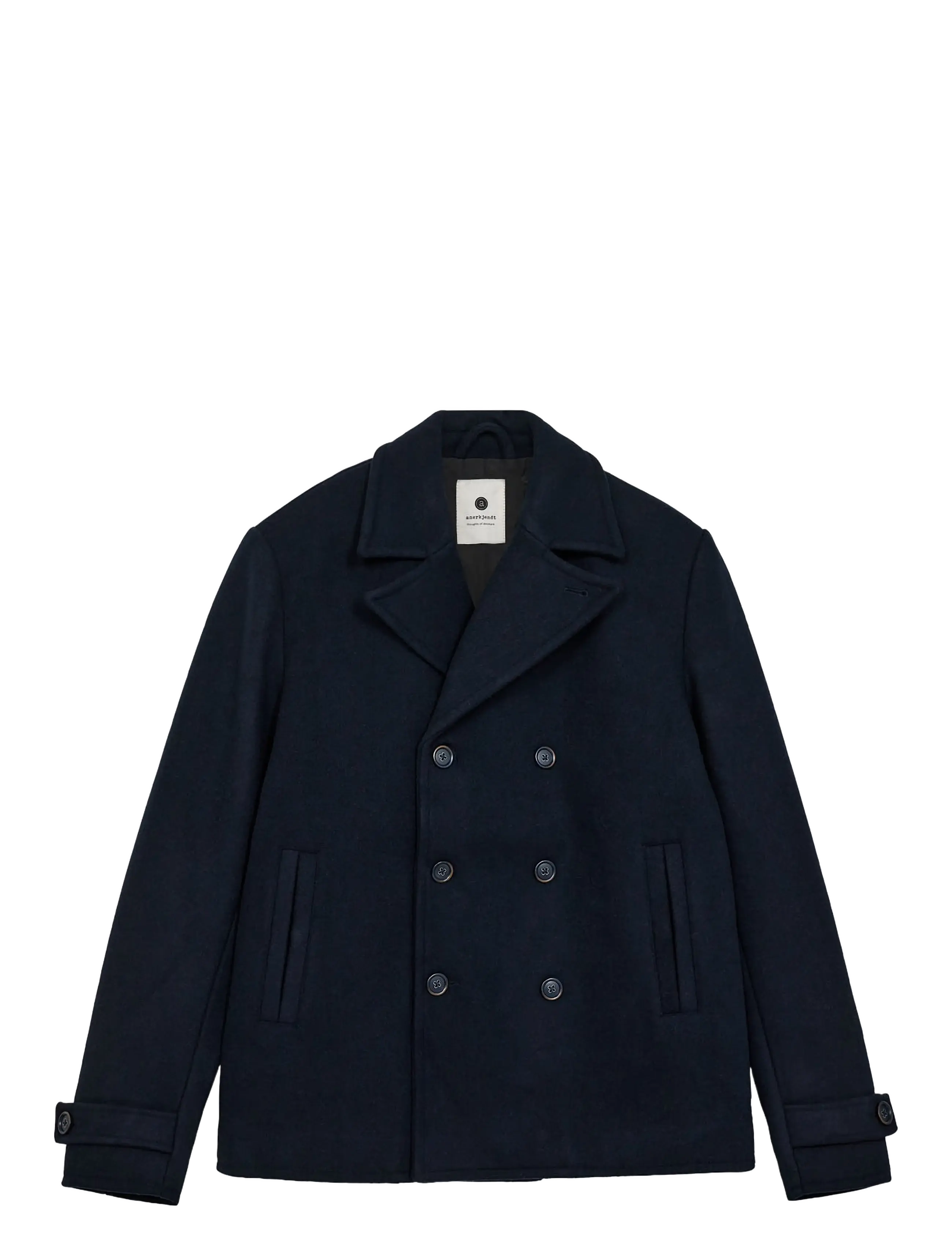 Anerkjendt - AKBØRGE WOOL COAT - winterjacken - sky captain - 1