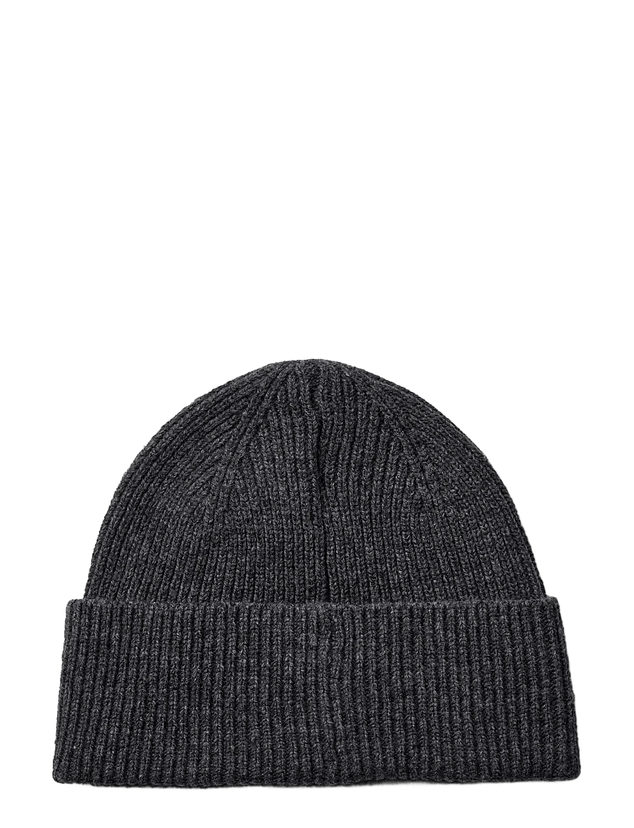 Anerkjendt - AKFELIX MERINO HOOD - dark grey melange - 1