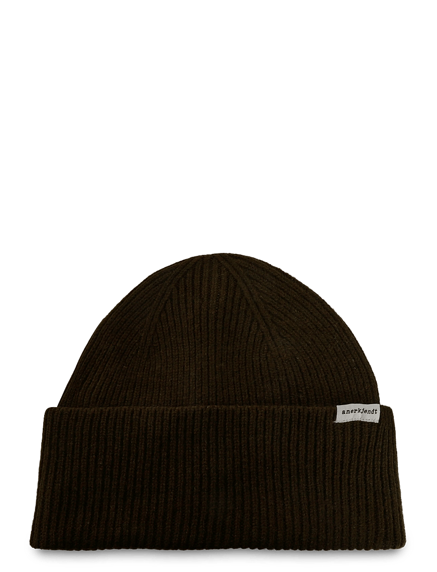 Anerkjendt - AKFELIX MERINO HOOD - mützen - forest night - 0