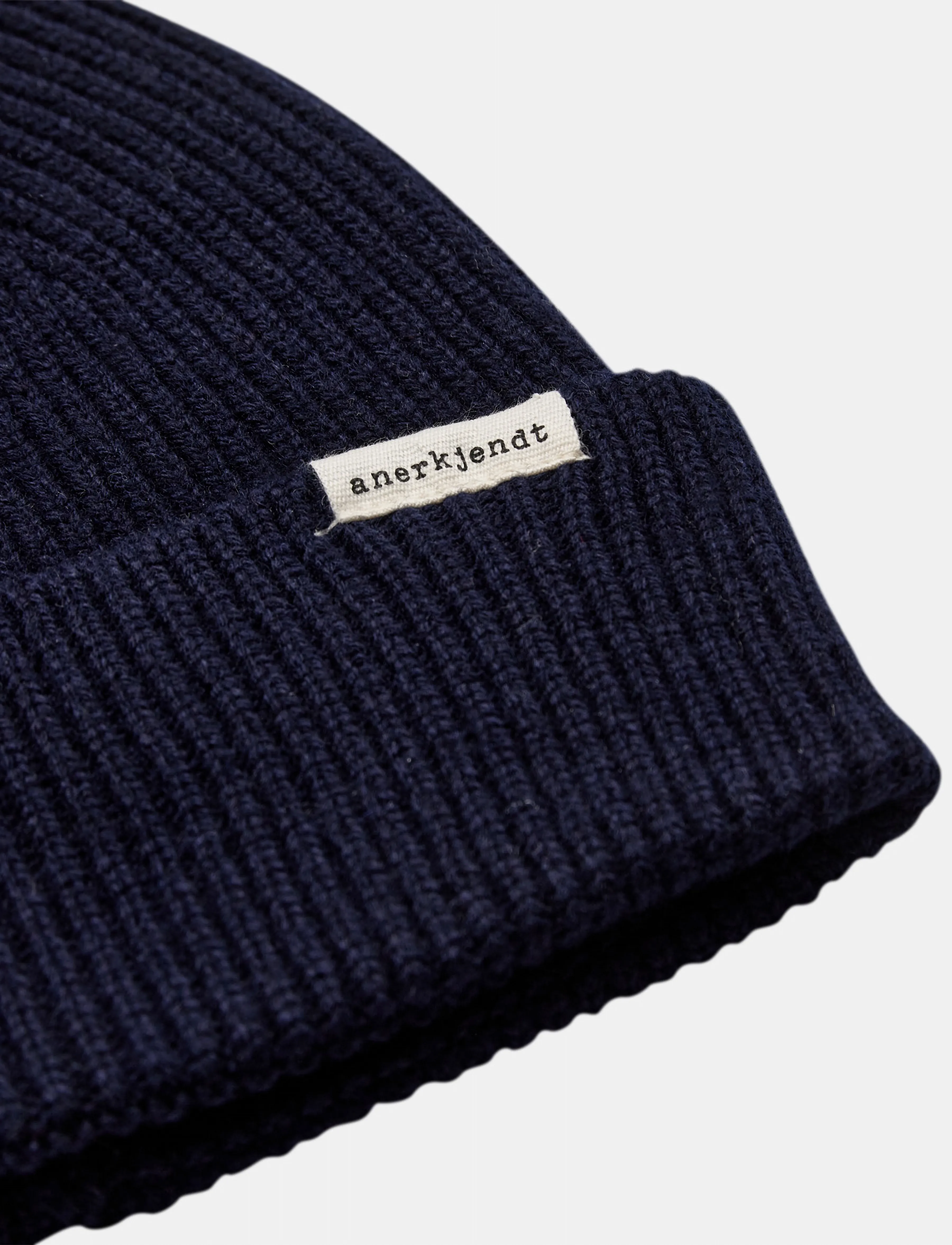 Anerkjendt - AKFELIX MERINO HOOD - mützen - sky captain - 2